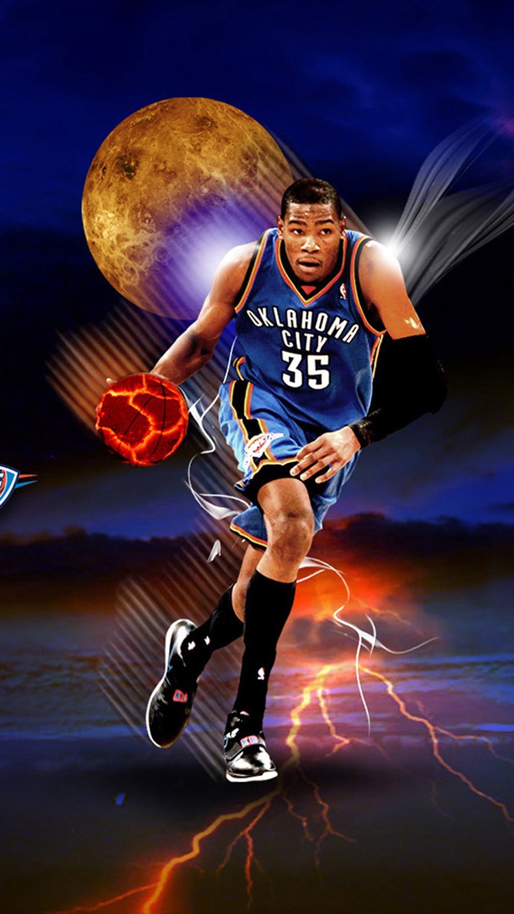 Nba Wallpaper For Iphone 6 Plus Labzada - Kevin Durant Wall Paper , HD Wallpaper & Backgrounds