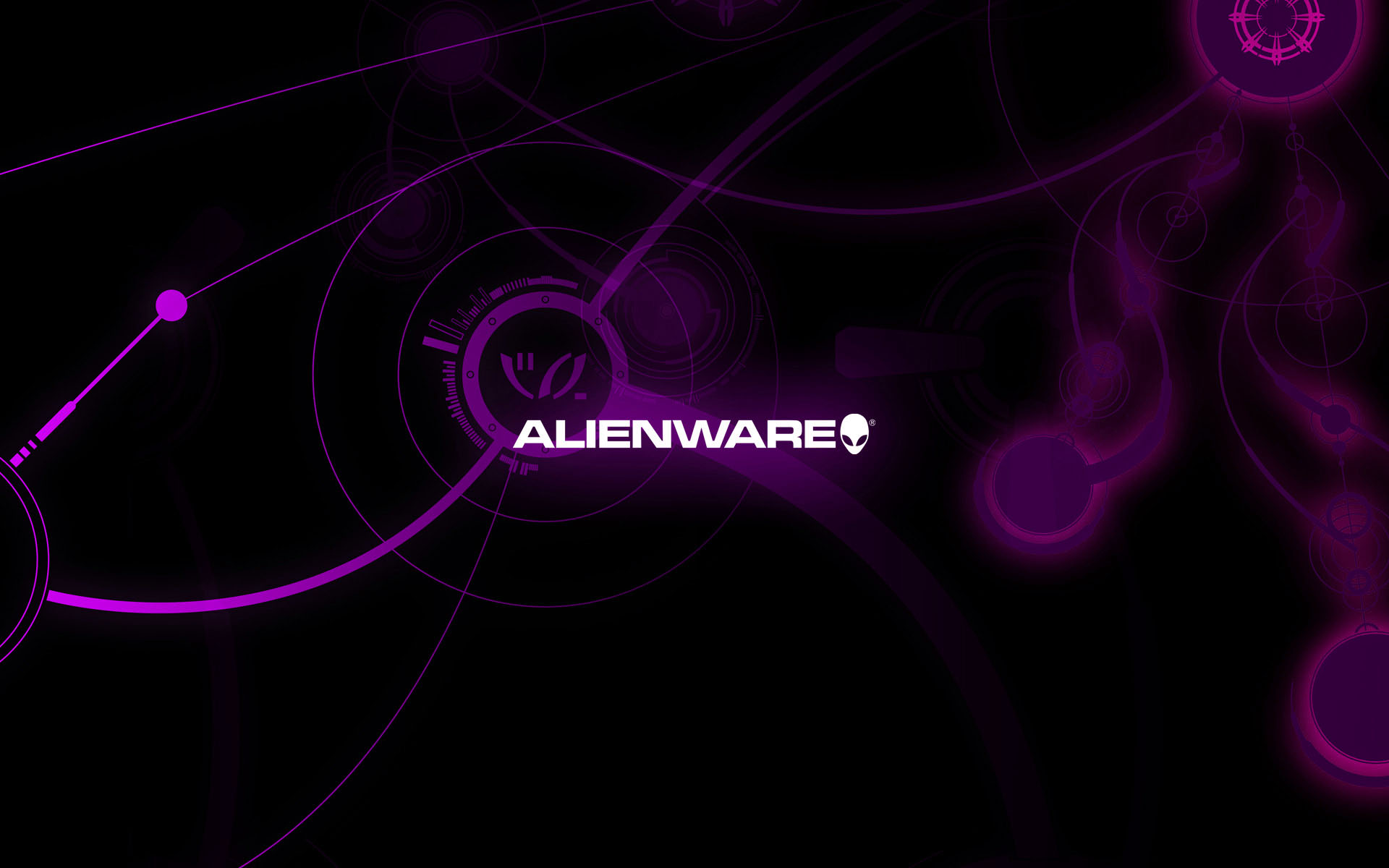Alienware Wallpapers - Purple Alienware Background , HD Wallpaper & Backgrounds