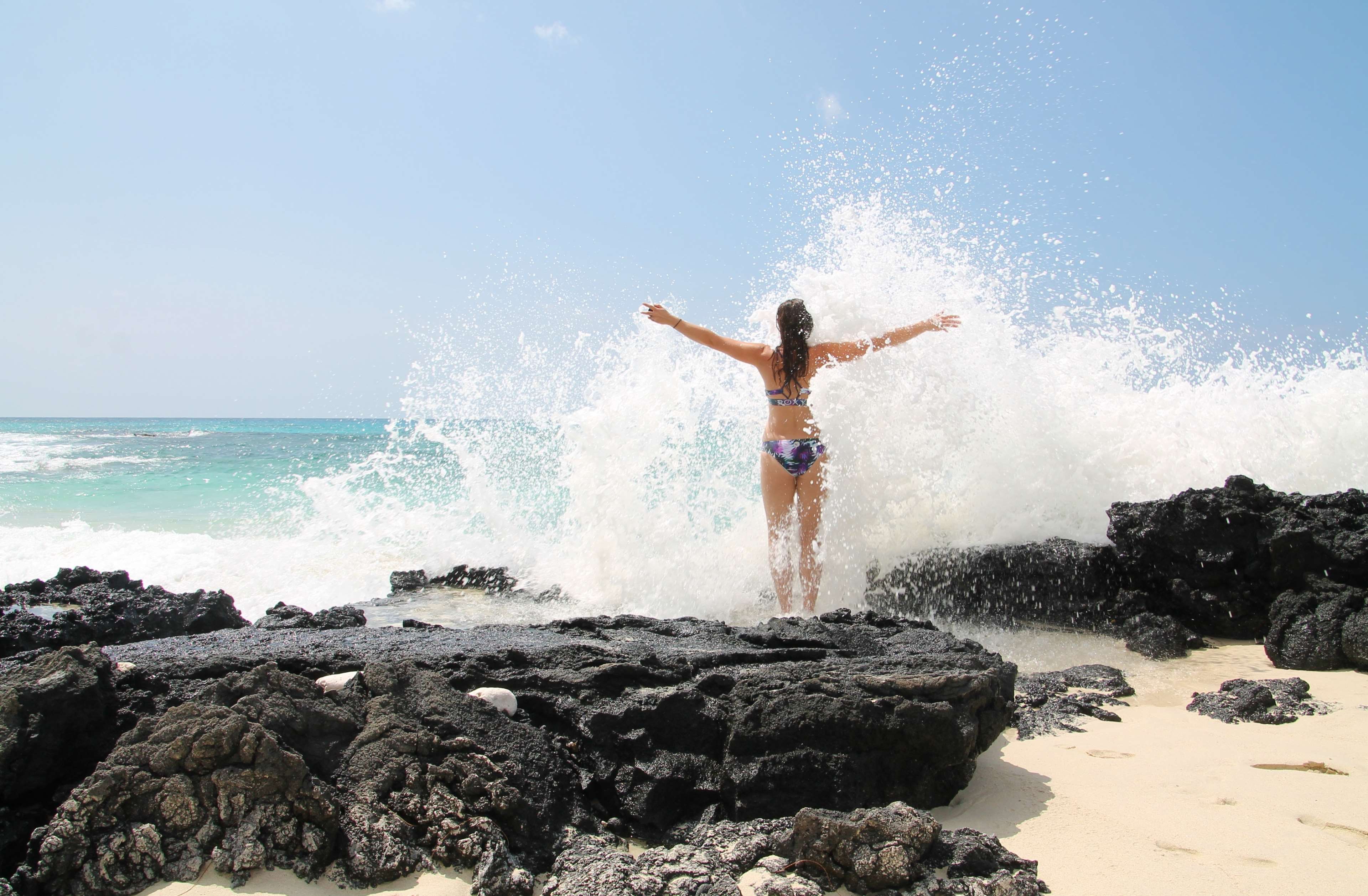 Beach, Force, Sea, Self Confidence, Water, Wave, Whirlpool, - Sprüche Rauchen Aufhören , HD Wallpaper & Backgrounds