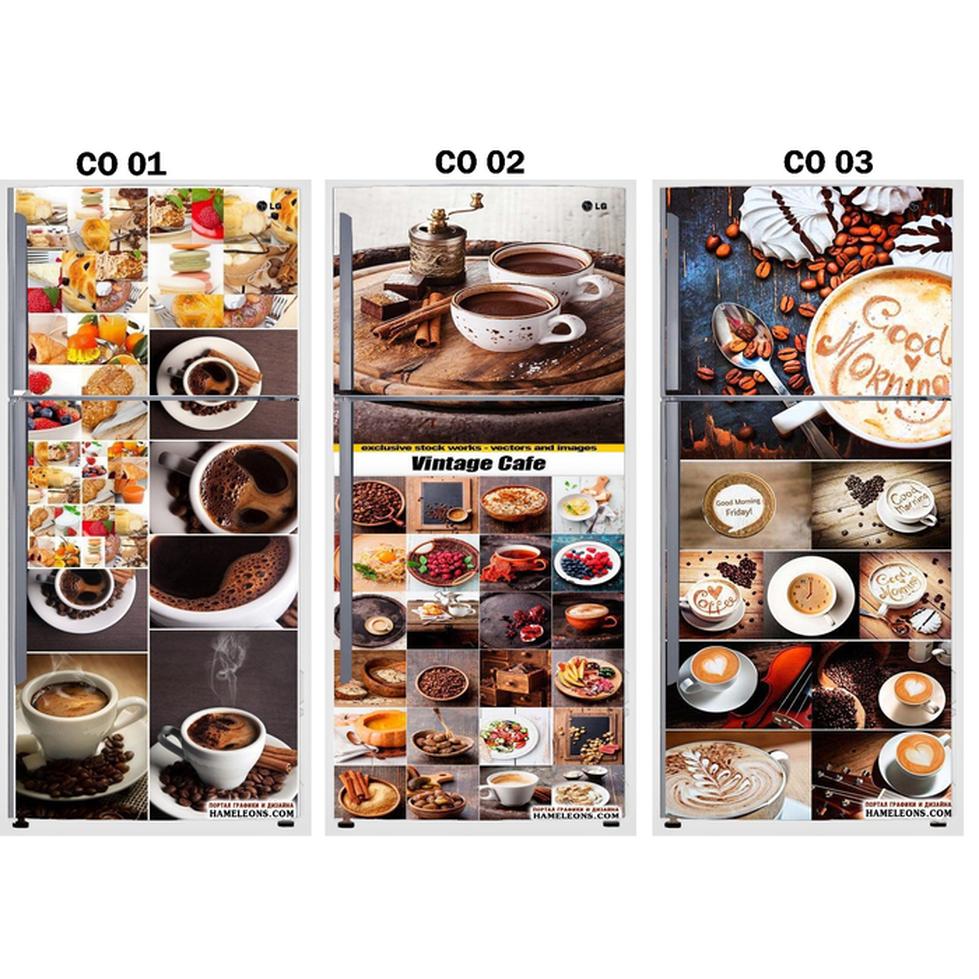 Stiker Kulkas Coffee 2 Pintu - Caffeinated Drink , HD Wallpaper & Backgrounds