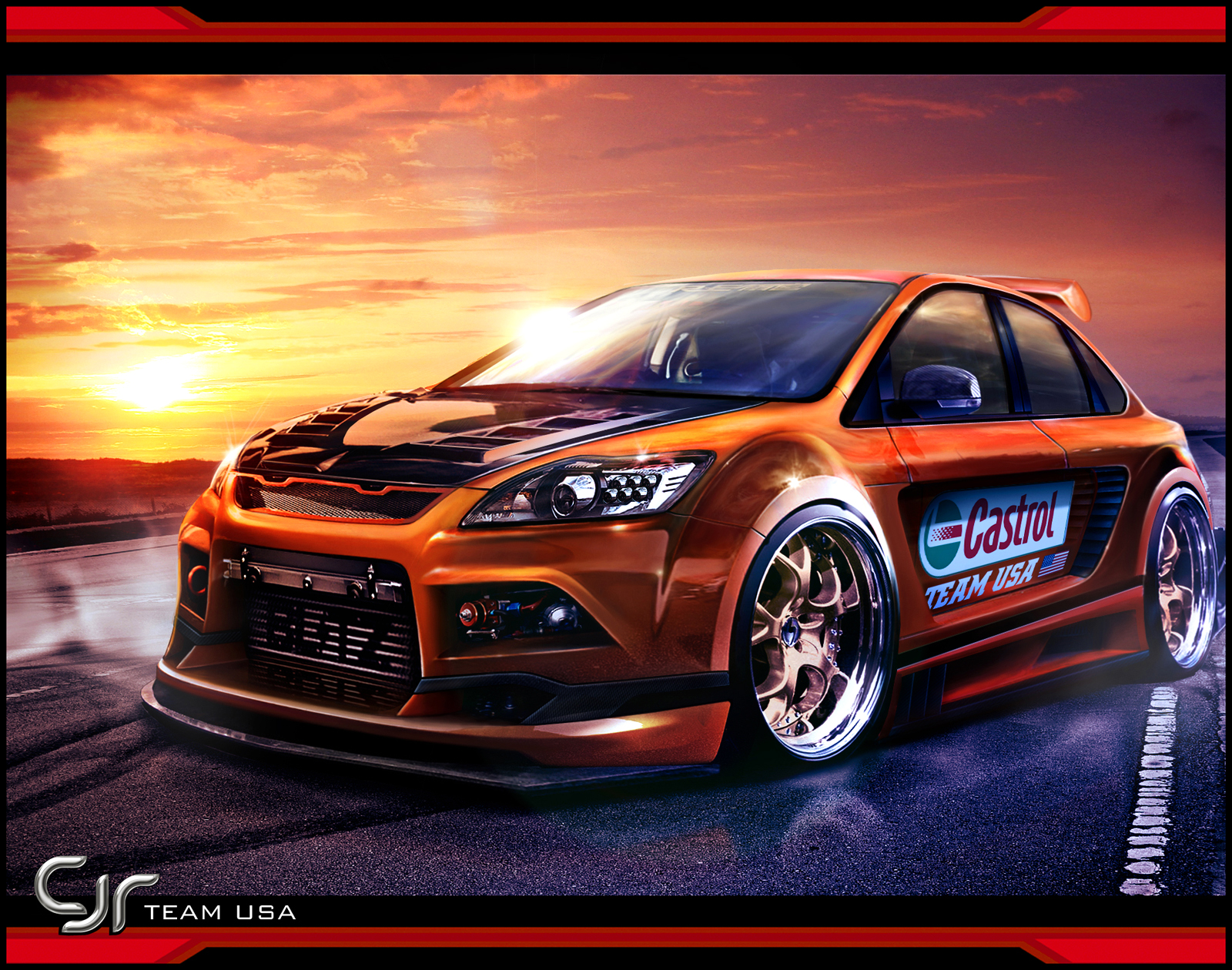 Photo Wallpaper Modifikasi Mobil Sport Ford Focus St 540178