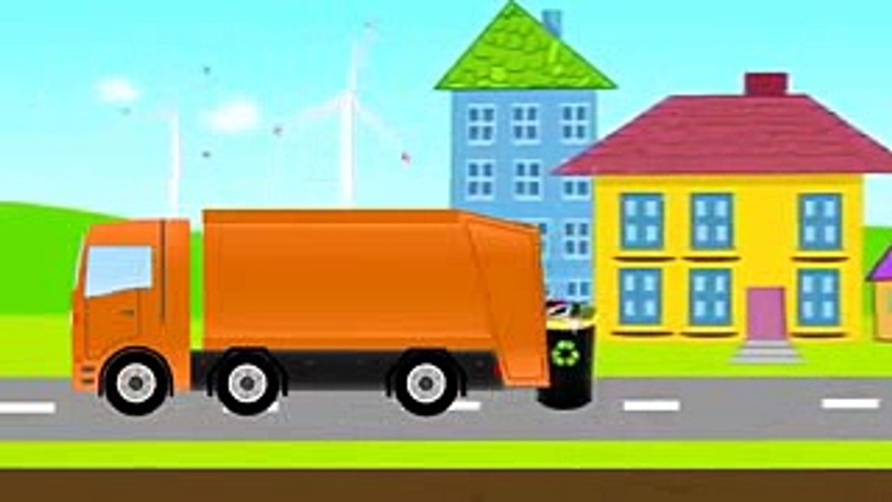 Kartun Mobil Anak Animasi Kartun Anak Mobil Truk, Mobil - Gambar Mobil Sampah Kartun , HD Wallpaper & Backgrounds