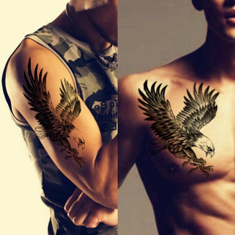 Bk - Woman Eagle Shoulder Tattoo , HD Wallpaper & Backgrounds