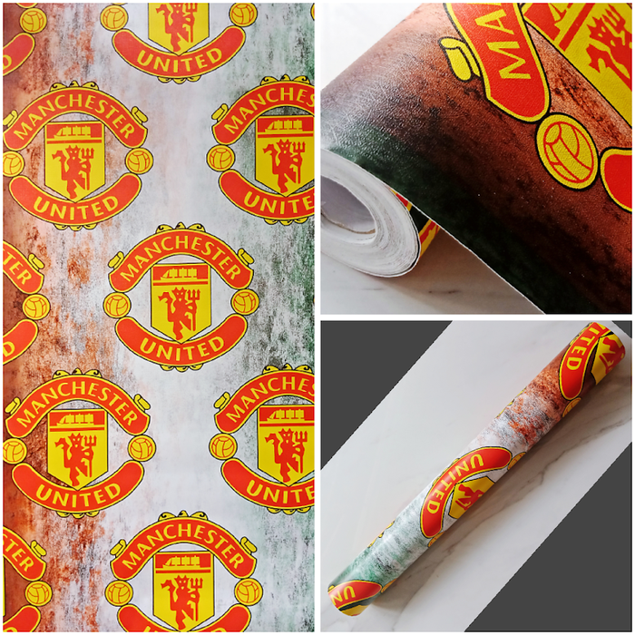 Wallpaper Sticker Dinding Indah Club Sepak Bola Manchester - Manchester United , HD Wallpaper & Backgrounds