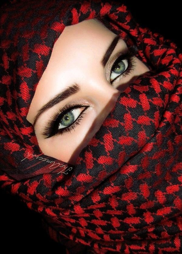 Ink Eyes - Arab Girls Beautiful Eyes , HD Wallpaper & Backgrounds