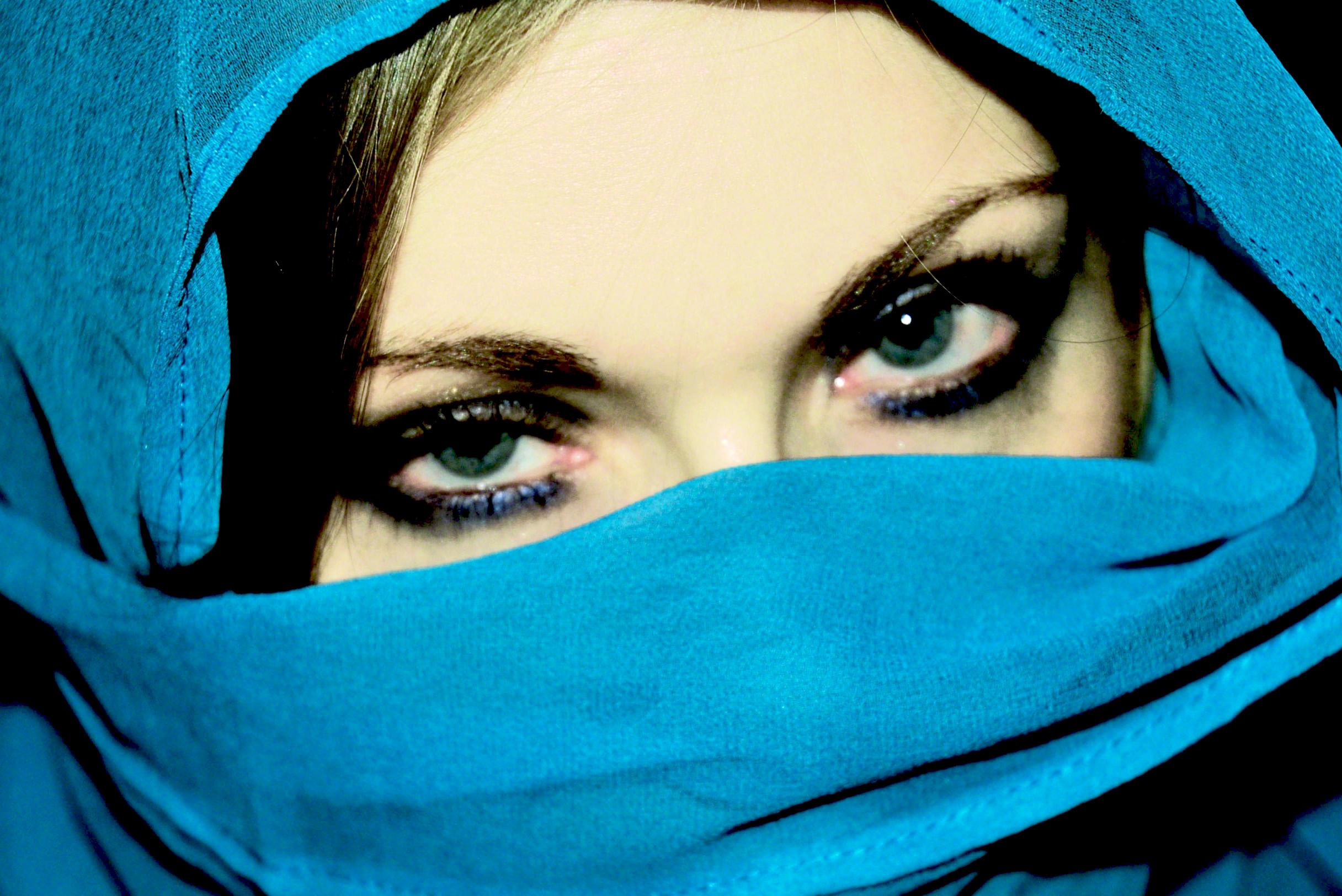 Niqab Eyes Wallpaper - Girl , HD Wallpaper & Backgrounds