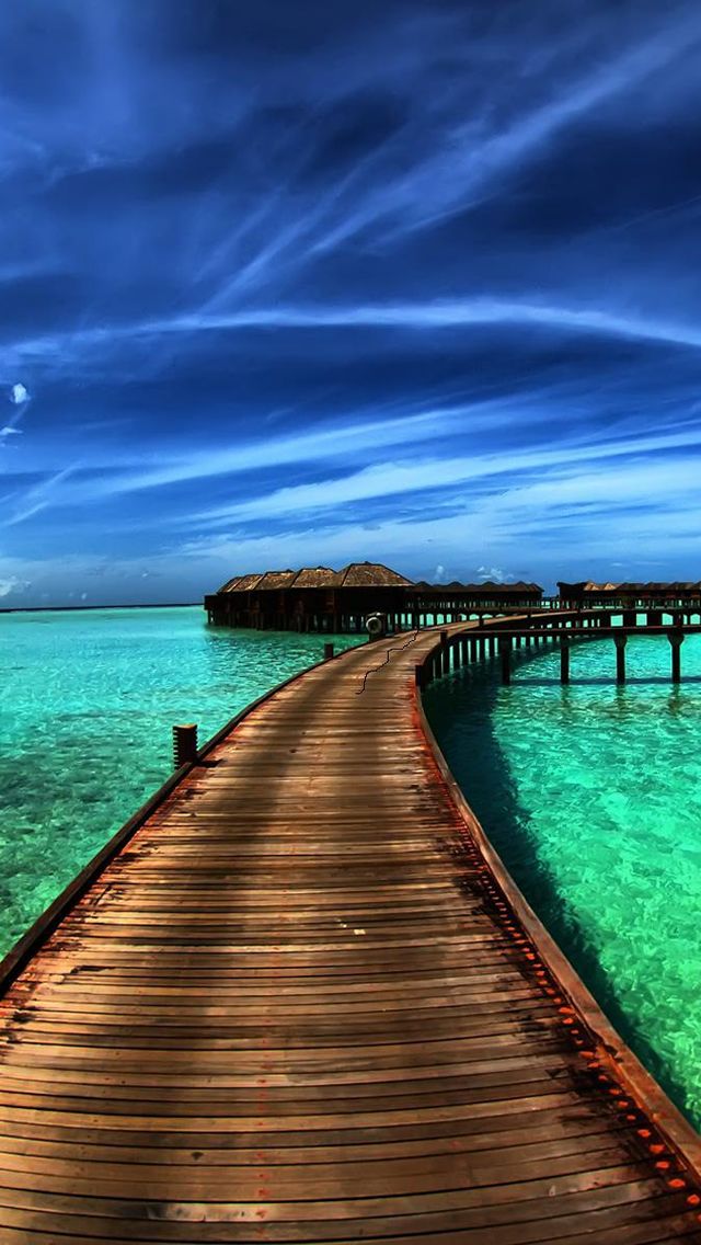Paradise Skyscapes Iphone 5 Wallpaper S5 Wallpaper, - Scenic Wallpapers For Iphone , HD Wallpaper & Backgrounds