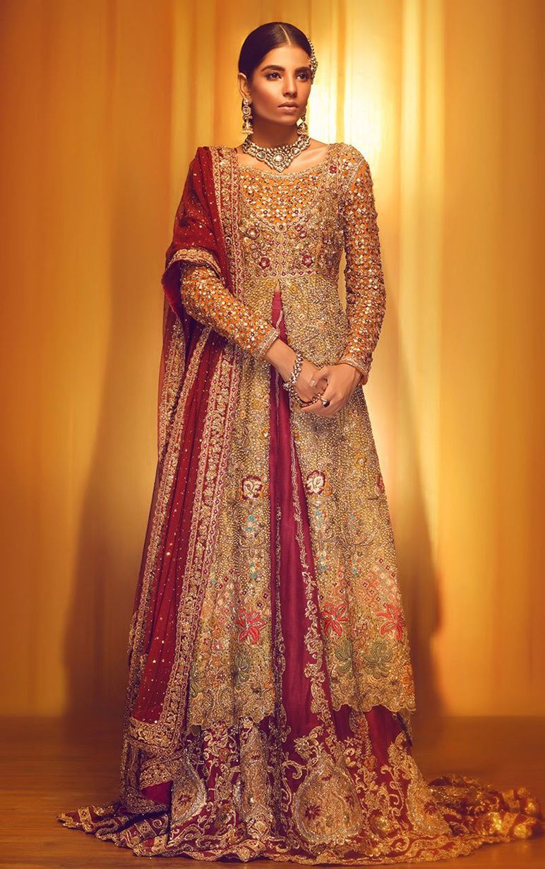 bride dress 2018 pakistani