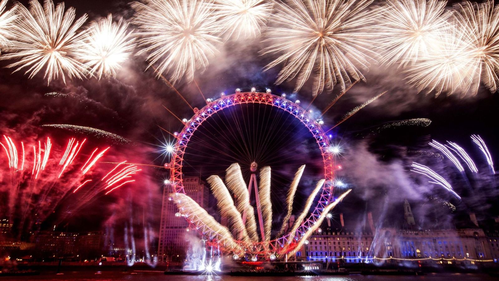 Security For New Year's Eve Celebrations Reviewed, - London Eye New Years Eve Fireworks , HD Wallpaper & Backgrounds