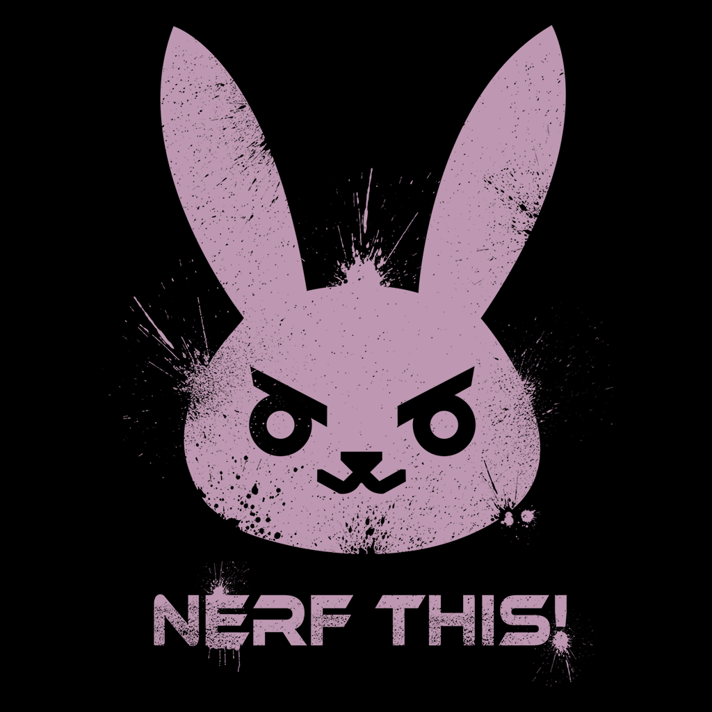Nerf This - Google 검색 - Dva Bunny , HD Wallpaper & Backgrounds