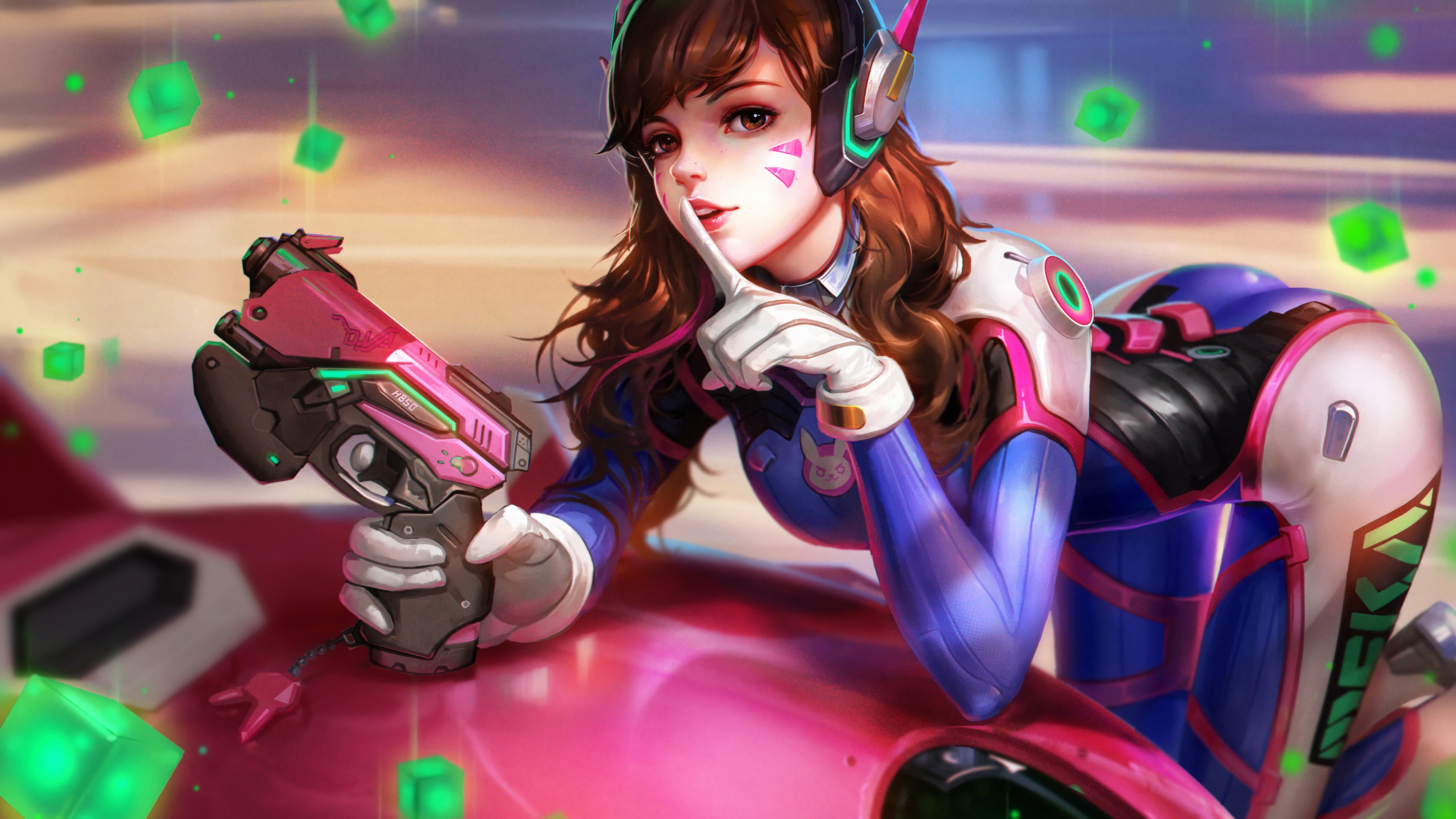 Overwatch Nerf This Cute Hd Wallpaper - D Va Sexy , HD Wallpaper & Backgrounds