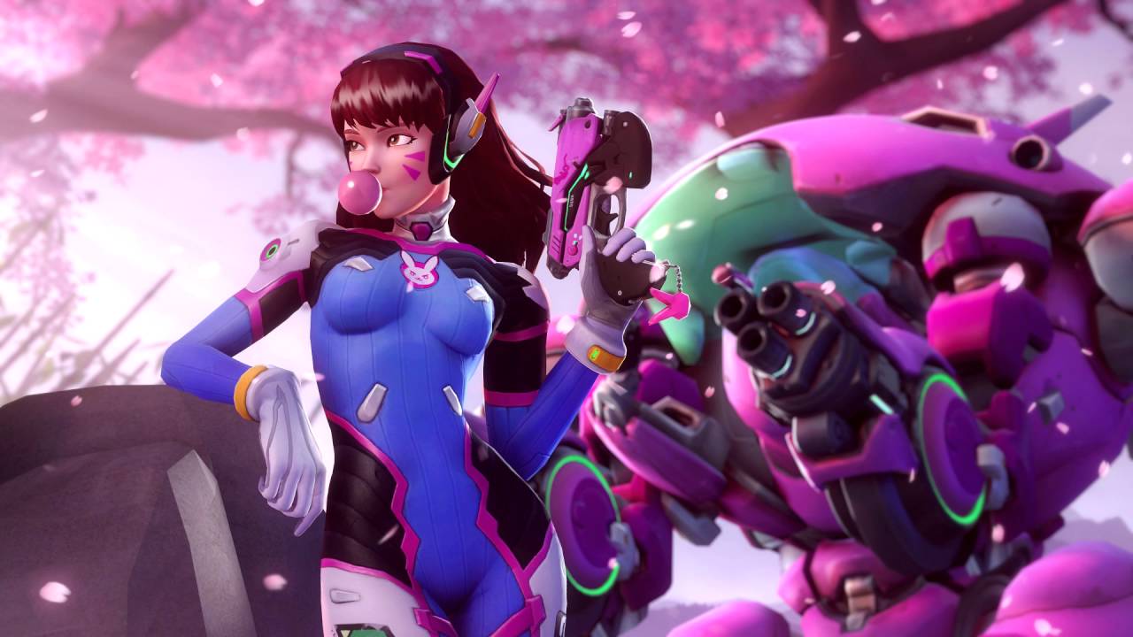 - Overwatch - D - Va Ultimate Lines - Nerf This - Suiting - Cool D Va Background , HD Wallpaper & Backgrounds