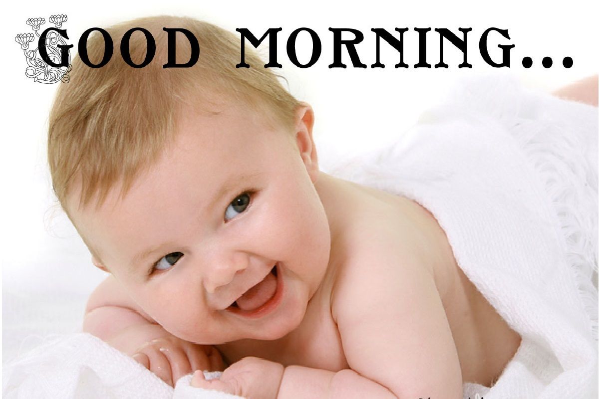 Download Good Morning Baby Images, Wallpapers, Pictures, - Baby Good Morning Wish , HD Wallpaper & Backgrounds