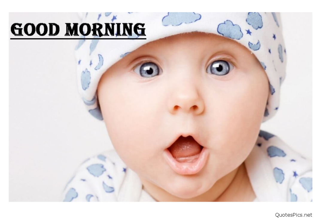 Good Morning Images With Cute Baby - Attractive Cute Babies , HD Wallpaper & Backgrounds