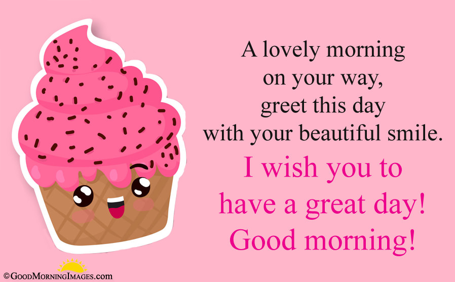 Latest Sweet Good Morning Message Sms With Cute Cupcake - Kawaii Wallpapers Of Unicorns , HD Wallpaper & Backgrounds