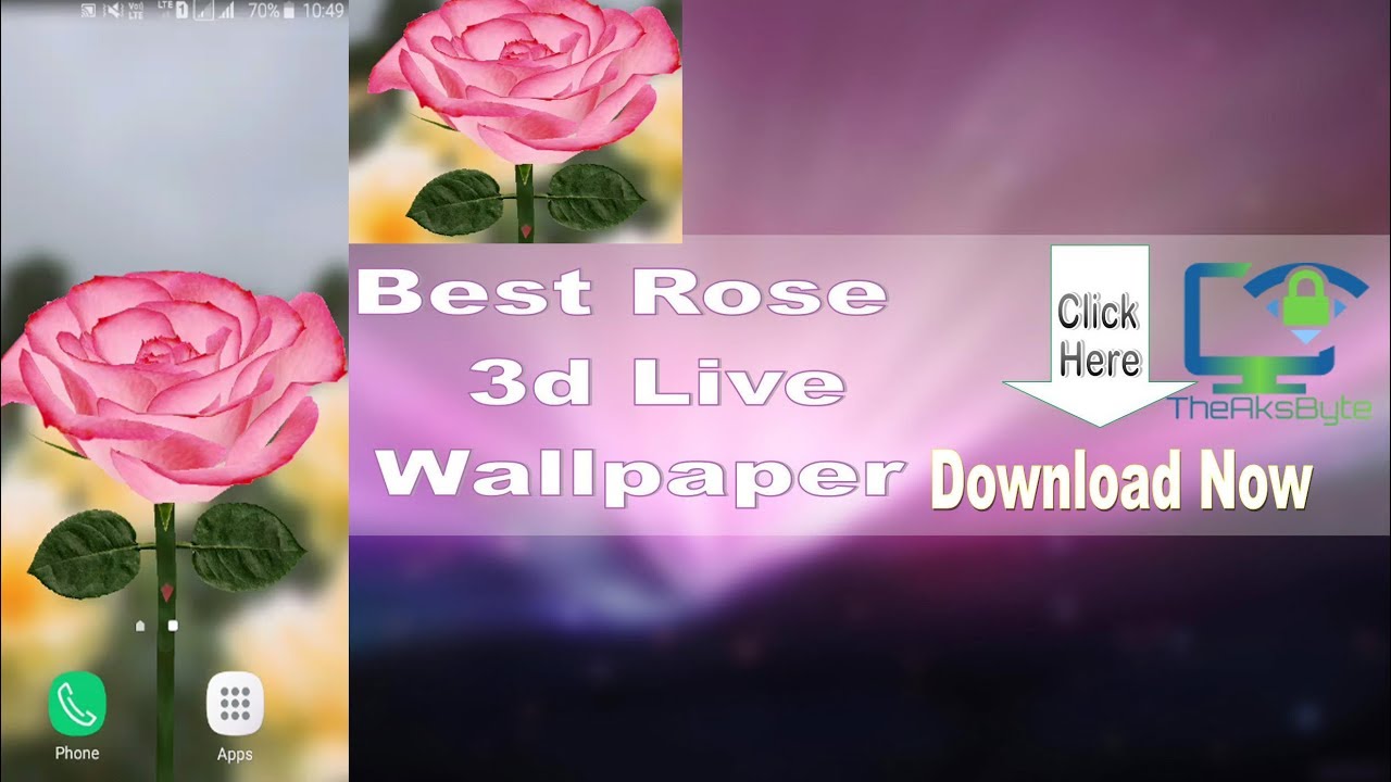 3d Rose Live Wallpaper Primium Download - Garden Roses , HD Wallpaper & Backgrounds