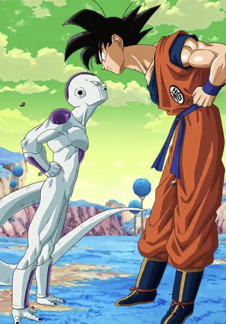 Goku And Frieza Dragon Ball Z Dokkan Battle Wallpaper - Goku's Neck , HD Wallpaper & Backgrounds