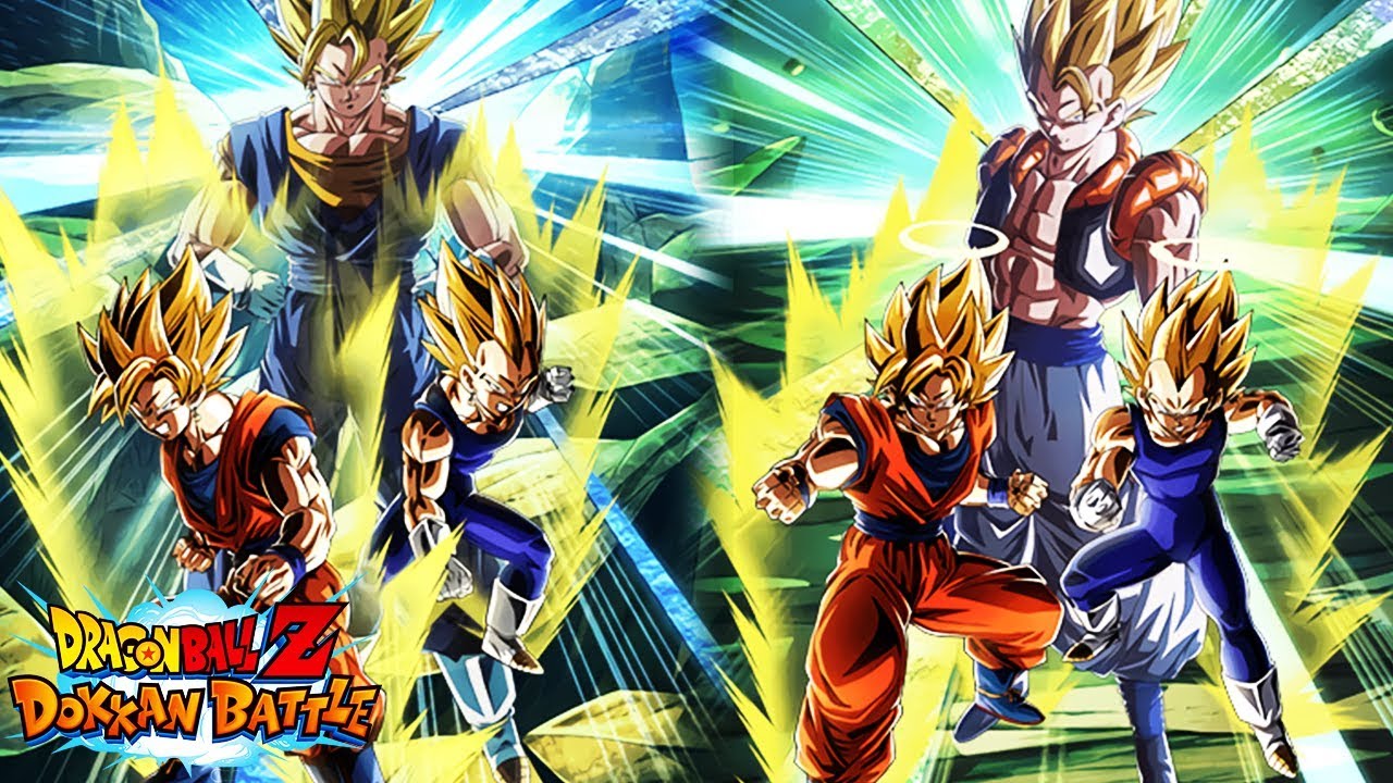 Brand New Lr Vegito And Lr Gogeta 3 Yr Anniversary - Dokkan Battle Str Blue Vegito , HD Wallpaper & Backgrounds