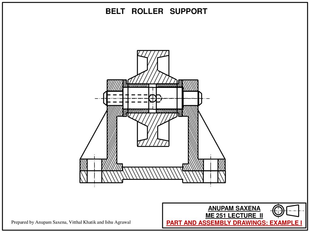 12 Part - Belt Roller Support Assembly Drawing , HD Wallpaper & Backgrounds