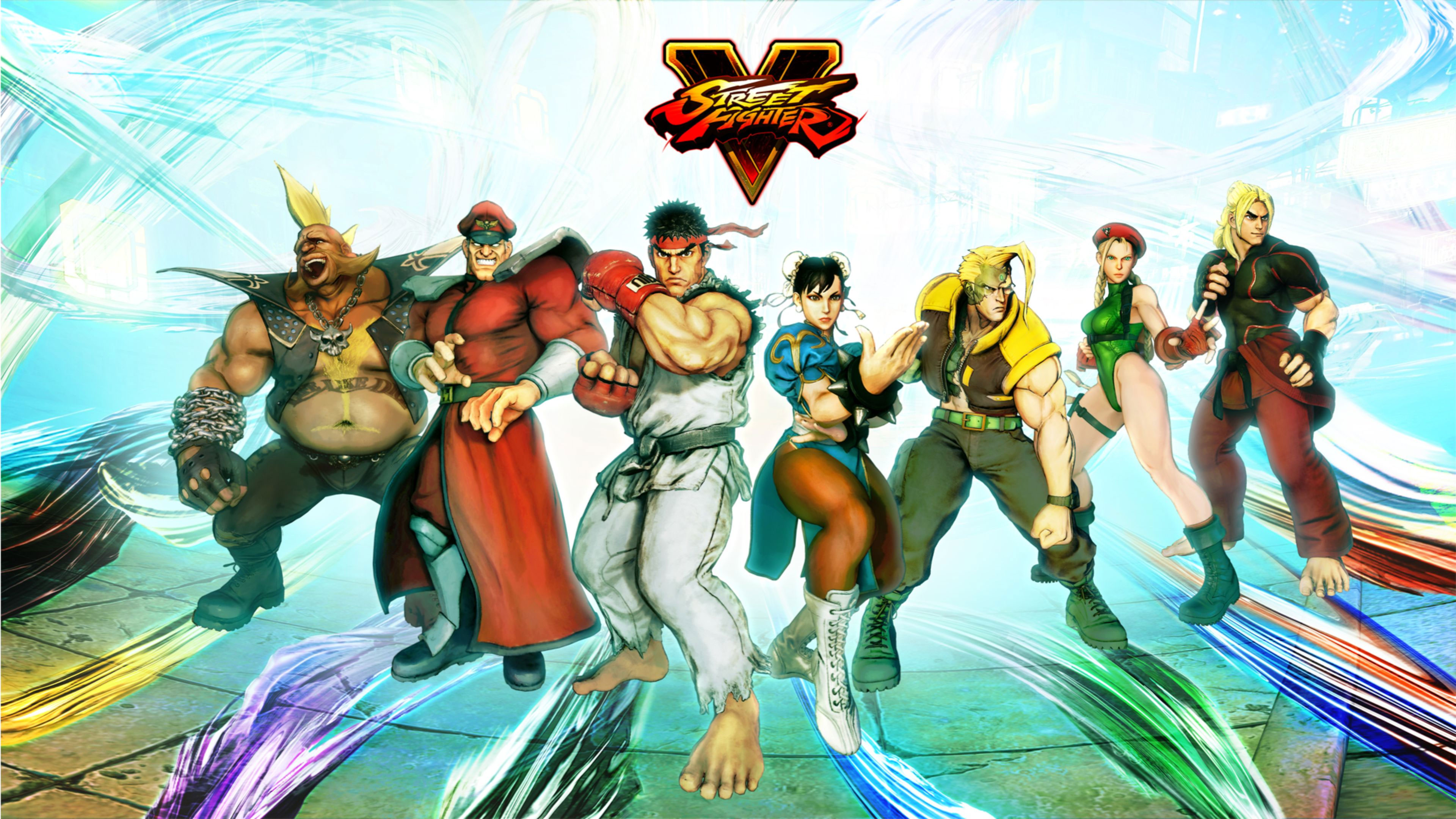 Street Fighter V 4k Wallpaper - Street Fighter V 2016 , HD Wallpaper & Backgrounds
