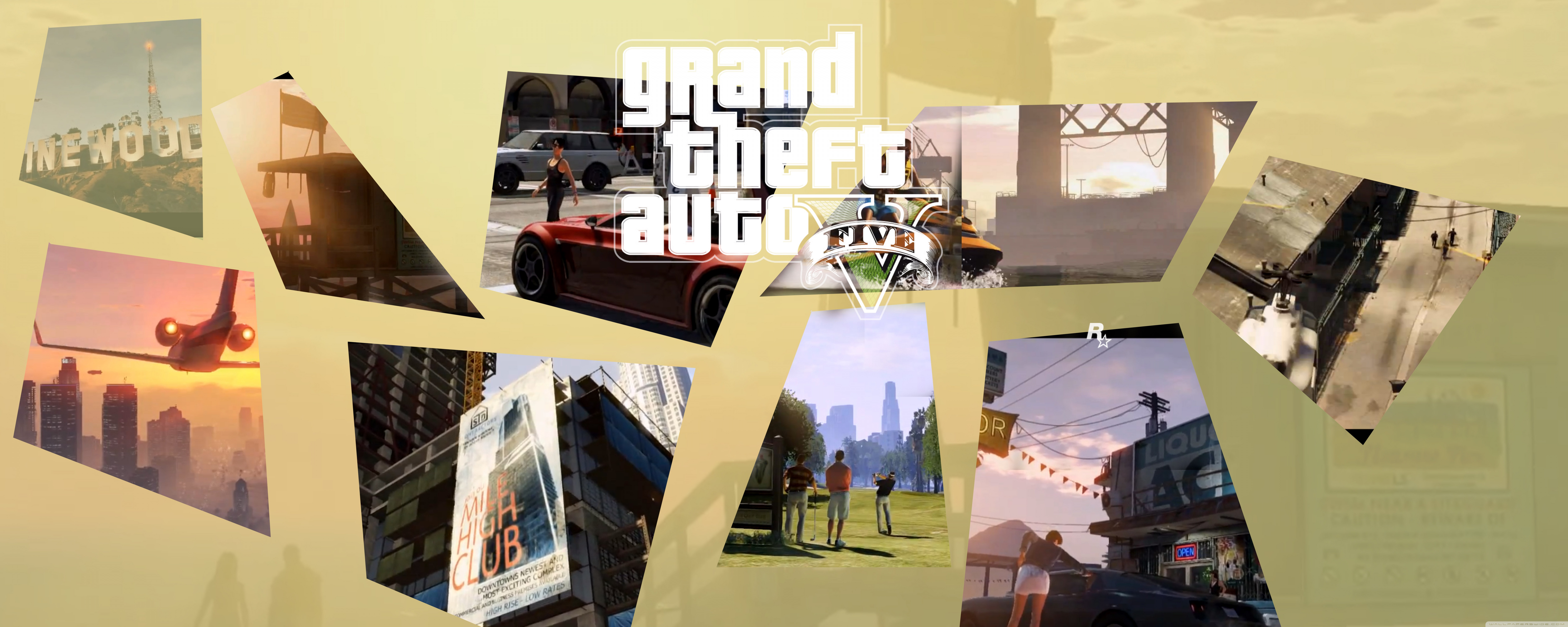 Related Wallpapers - Dual Monitor Wallpaper Gta V , HD Wallpaper & Backgrounds