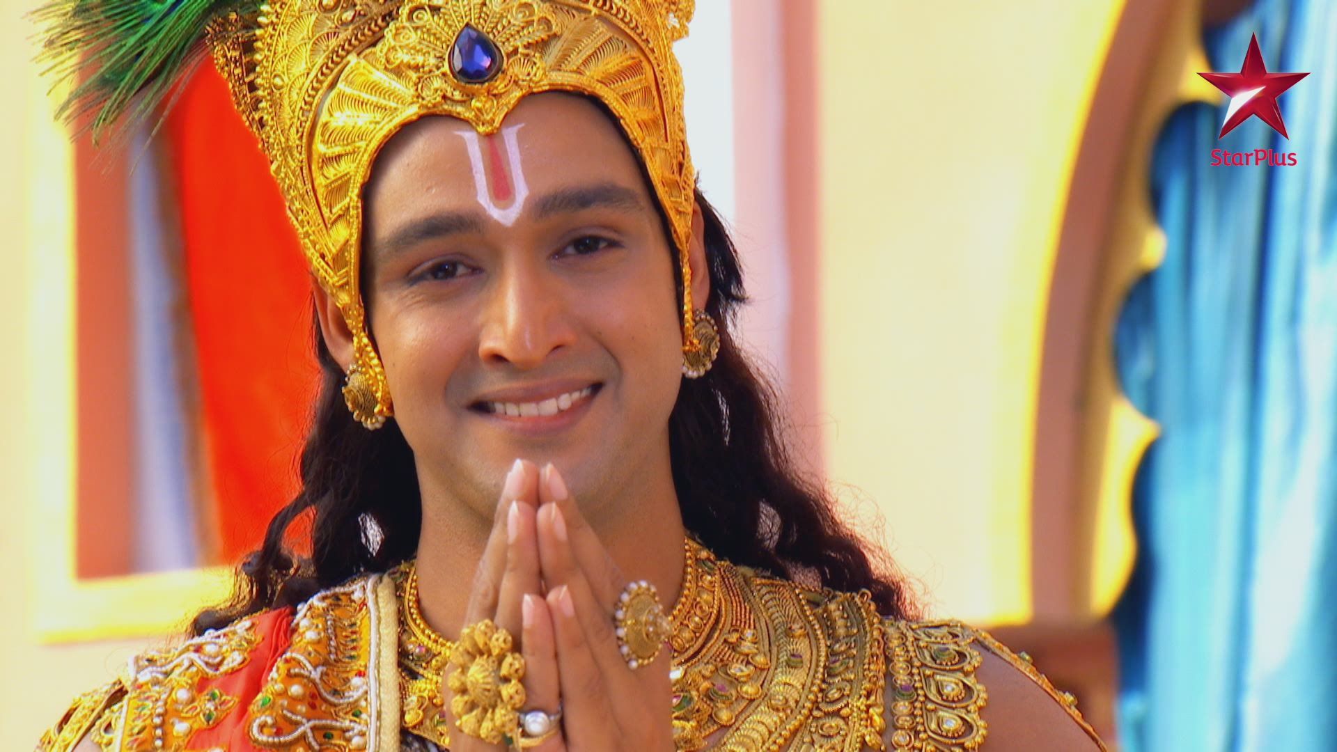 Star Plus Mahabharat Krishna Hd Wallpaper - Krishna , HD Wallpaper & Backgrounds