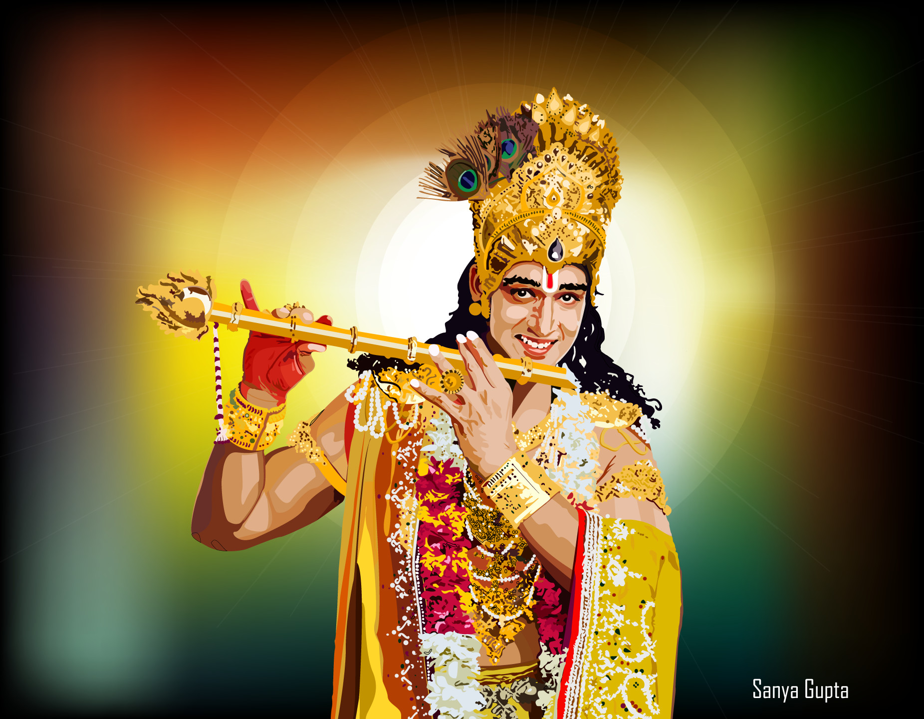 Sanya Gupta Mahabharat Star Plus Krishna 1 - Star Plus Shri Krishna , HD Wallpaper & Backgrounds