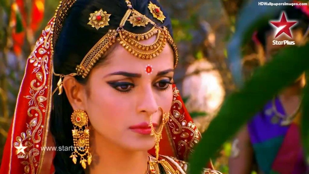 Radhe Krishna Jewelry Bridal Jewelry - Draupadi Of Mahabharat In Star Plus , HD Wallpaper & Backgrounds