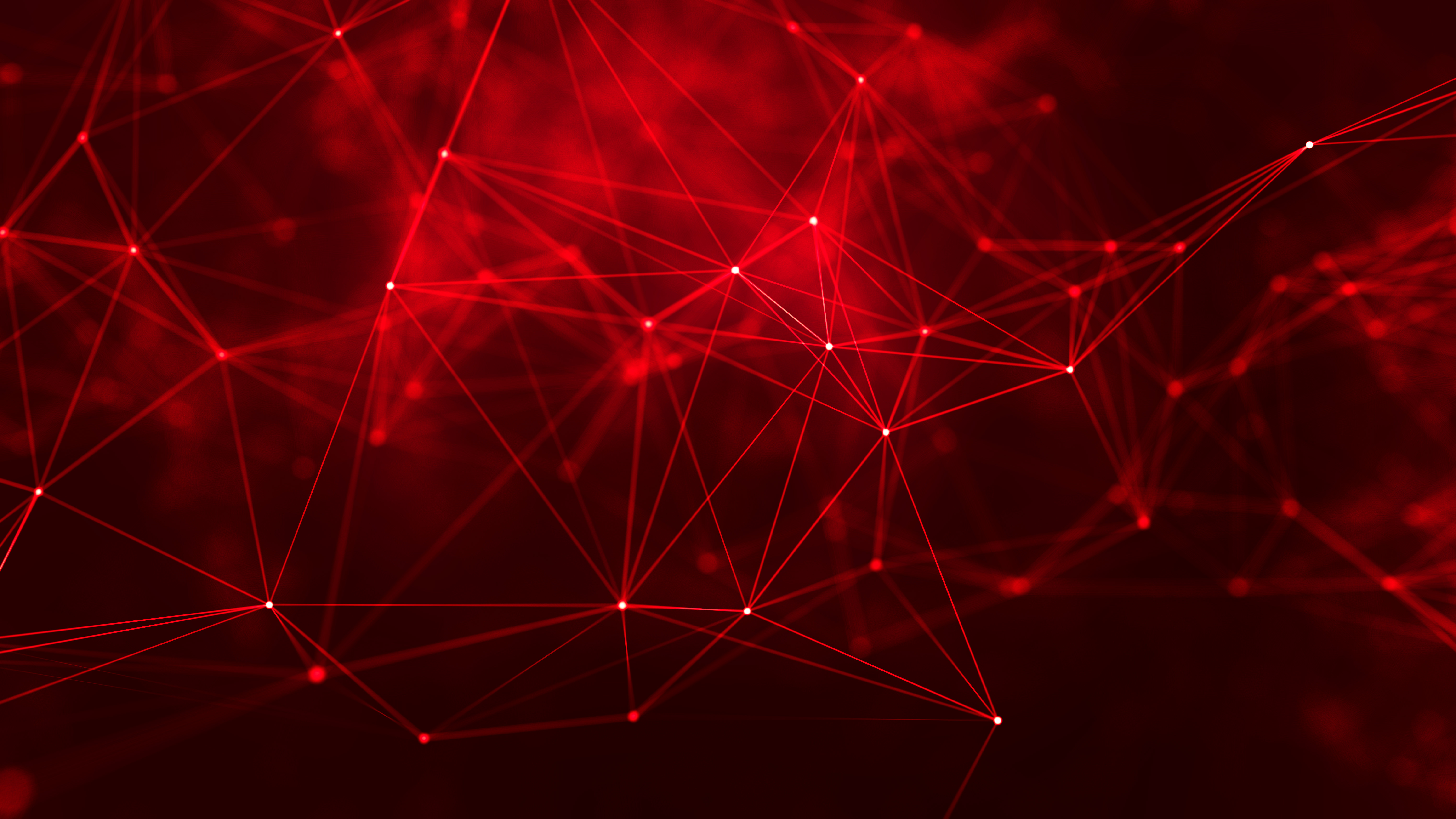 Geometry Cyberspace Abstract 5k - Fundo Vermelho 4k , HD Wallpaper & Backgrounds