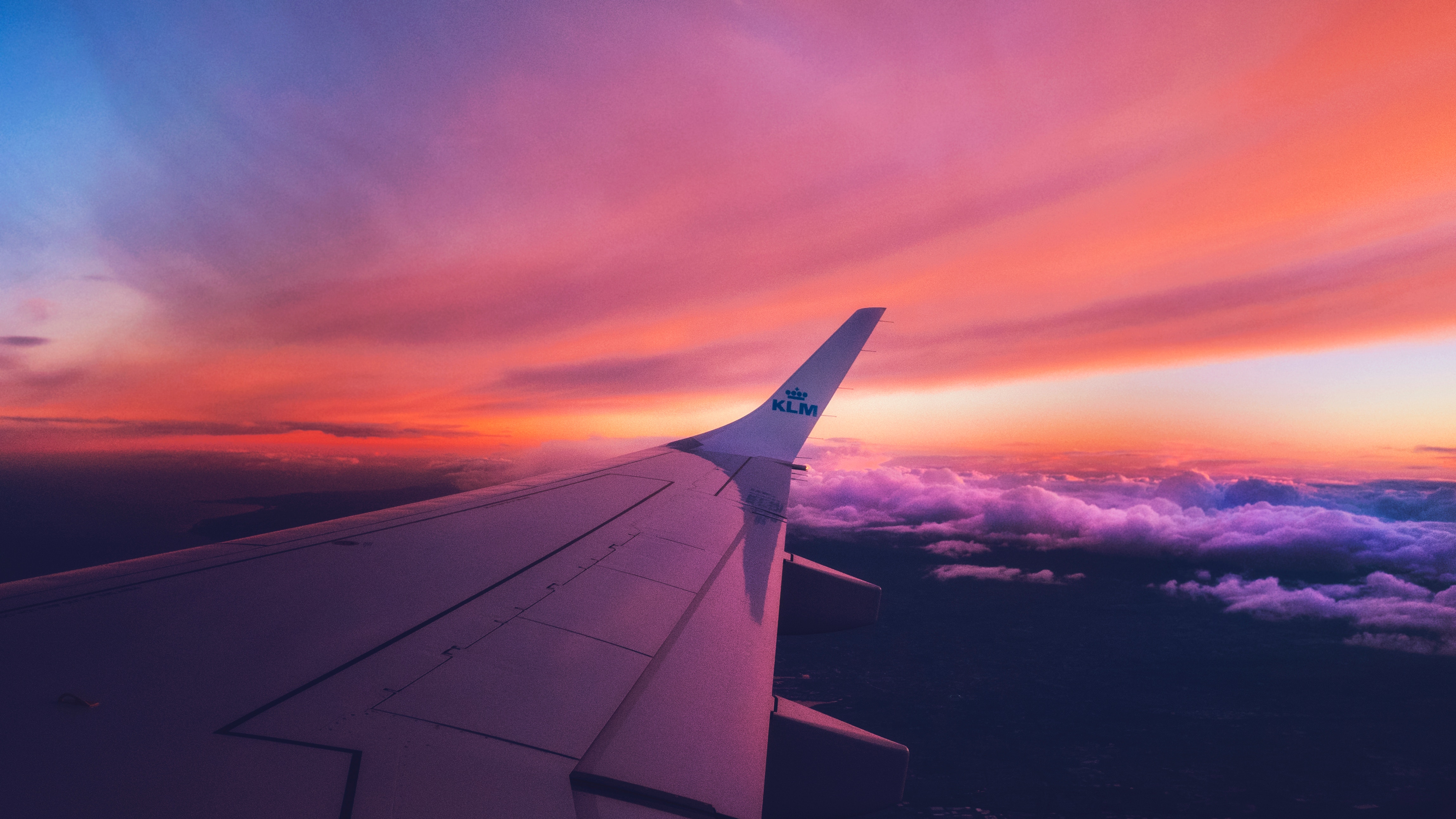 View Outside Airplane - Airplane Wing Wallpaper 4k , HD Wallpaper & Backgrounds