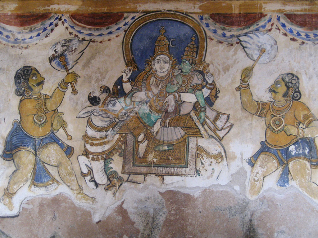 Another Fresco Found In The Brihadisvara Temple - Thanjavur Art And Architecture , HD Wallpaper & Backgrounds