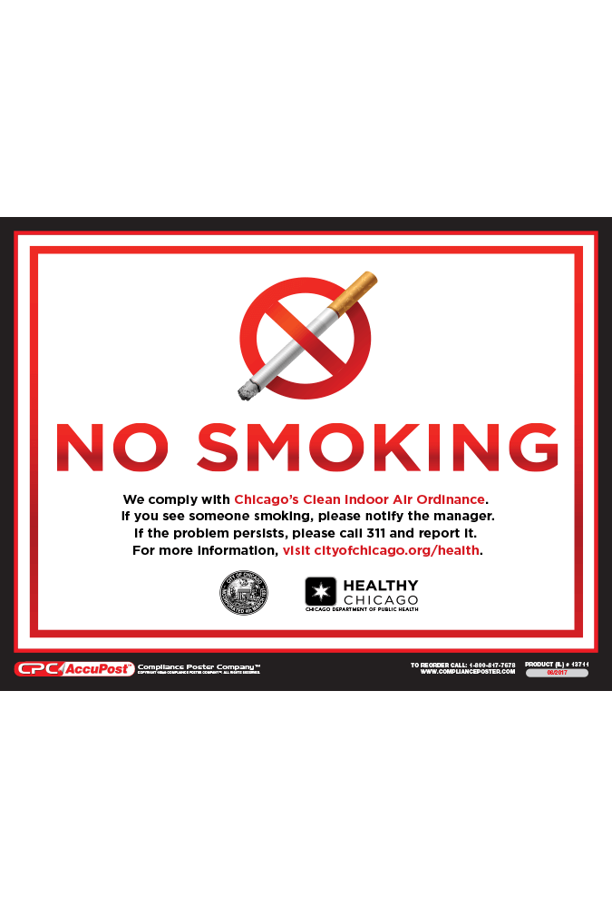 Beautiful City Of Chicago No Smoking Poster This Week - Circle , HD Wallpaper & Backgrounds