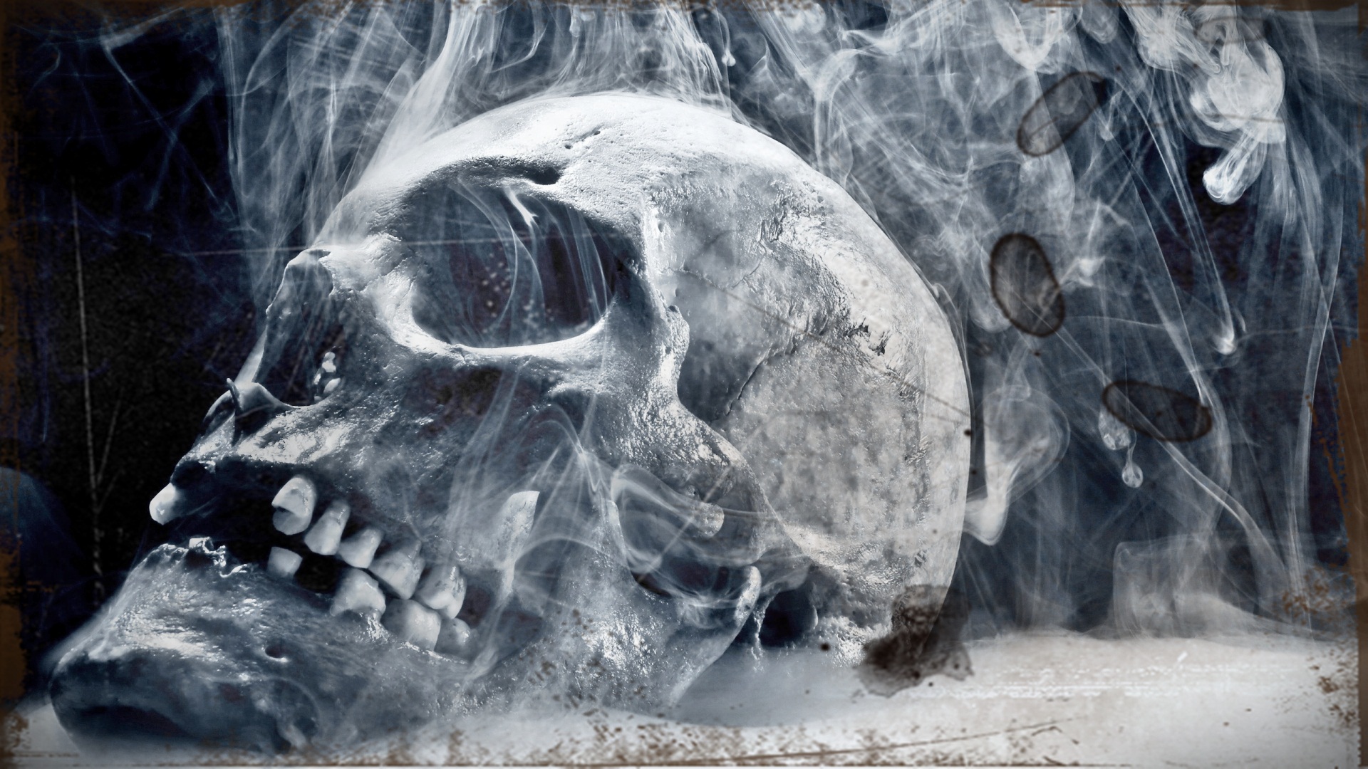 Skull Smoke 3d Hd Wallpaper Wallpaper - Fb Covers For Boys , HD Wallpaper & Backgrounds