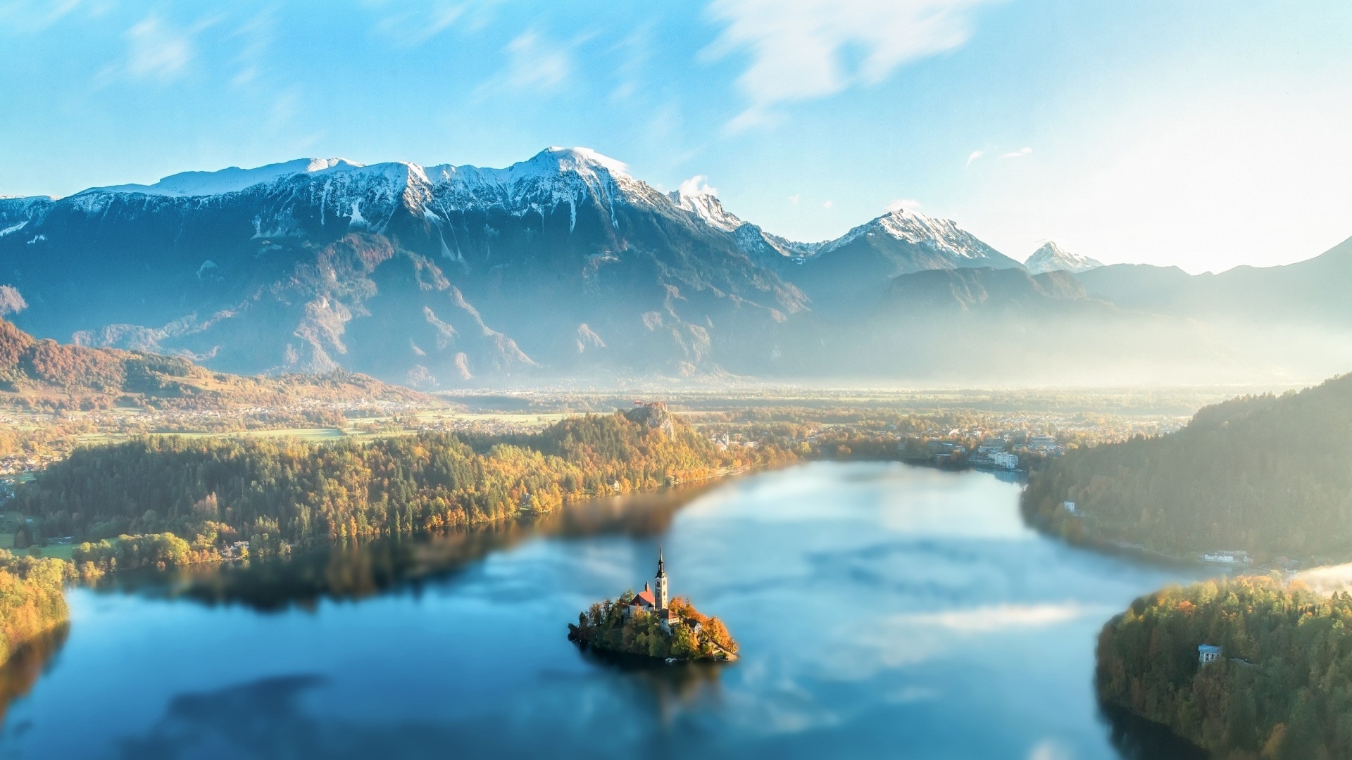 Natural Smoke Hd Wallpapers 1080p - Slovenia Lake Bled , HD Wallpaper & Backgrounds