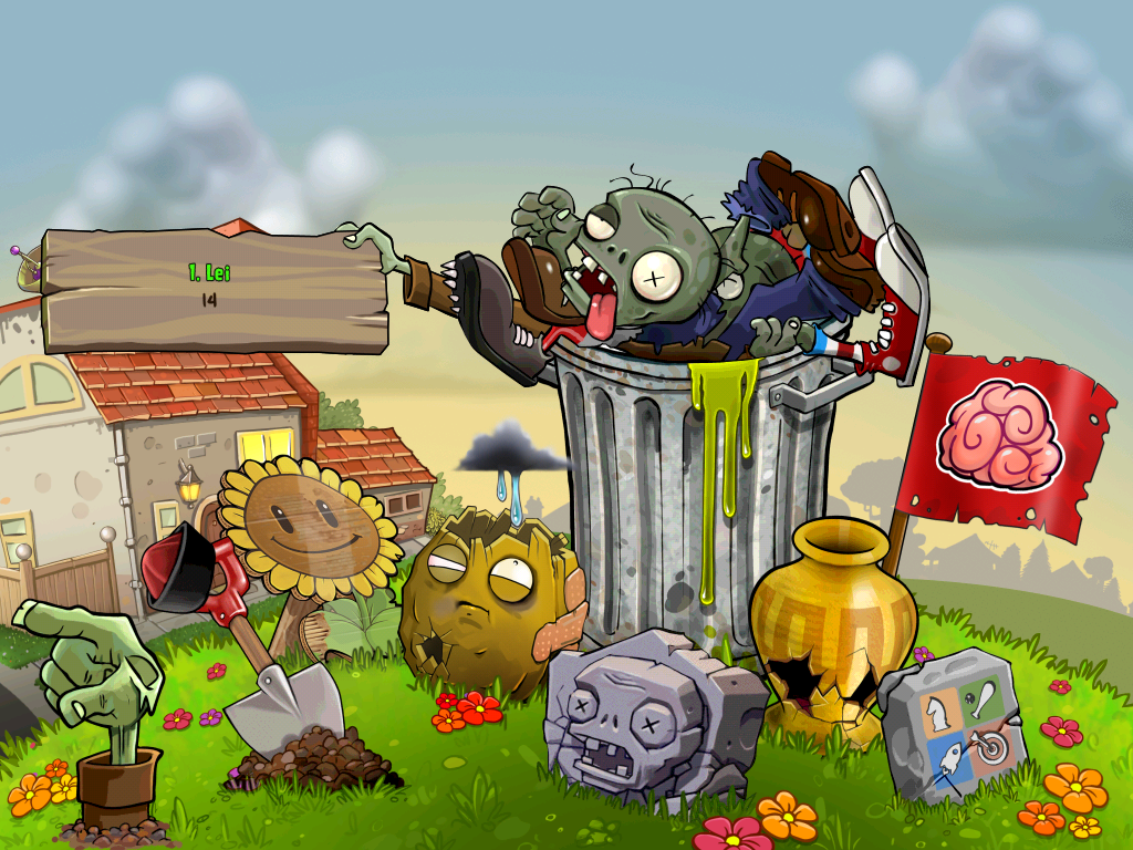 Plants Vs Zombies Wallpapers - Plant Vs Zombie Zombie , HD Wallpaper & Backgrounds