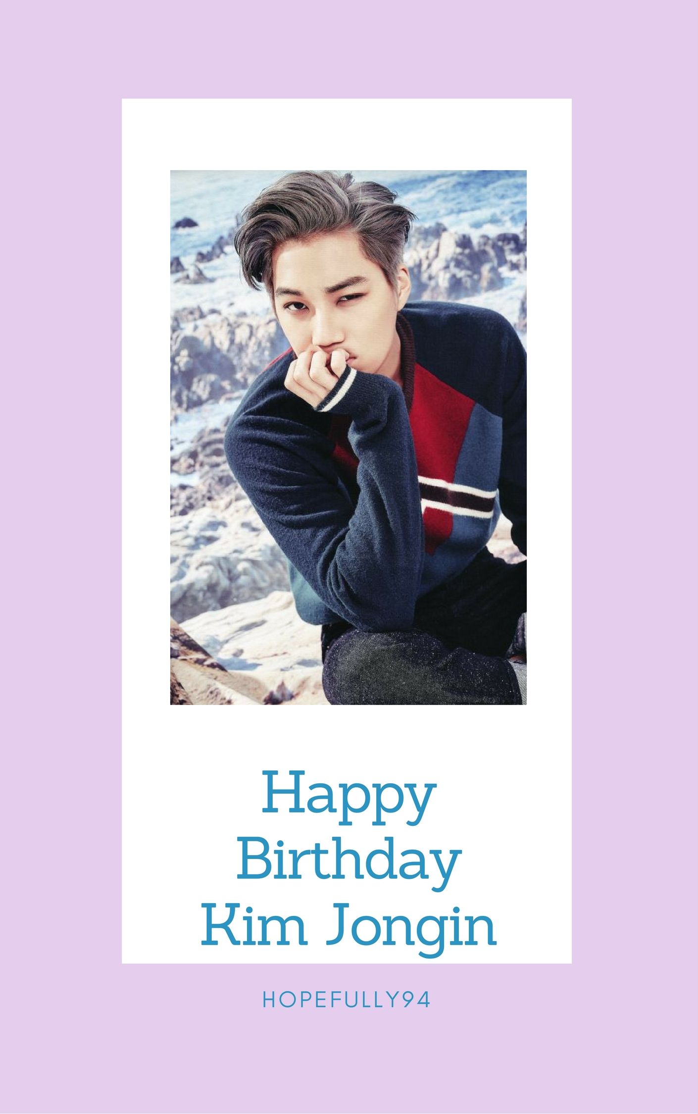 Happy Birthday Kim Jongin - Happy Birthday Kai Exo , HD Wallpaper & Backgrounds