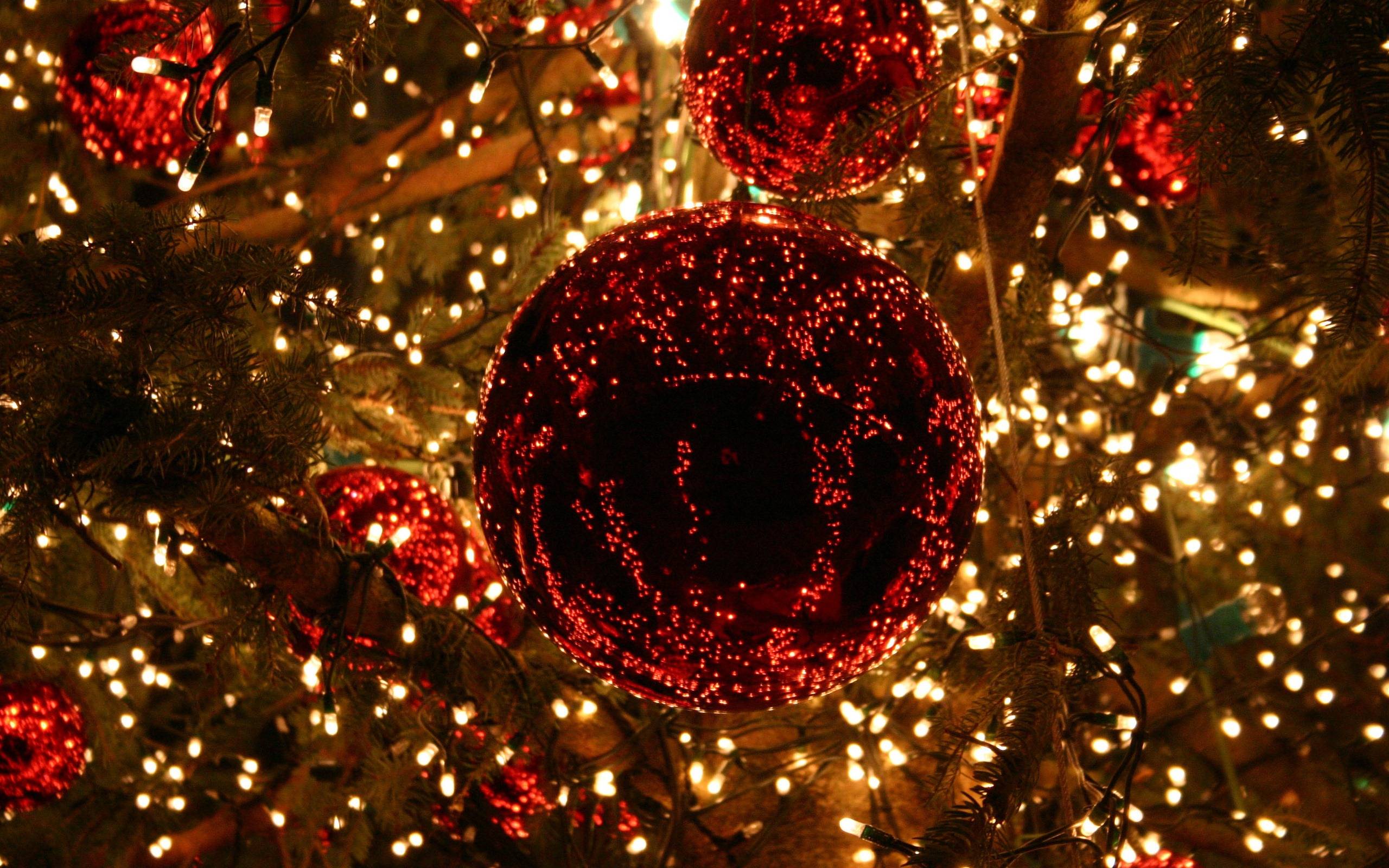 Free Hd Christmas Lights Wallpapers - Christmas Lights Desktop Background , HD Wallpaper & Backgrounds