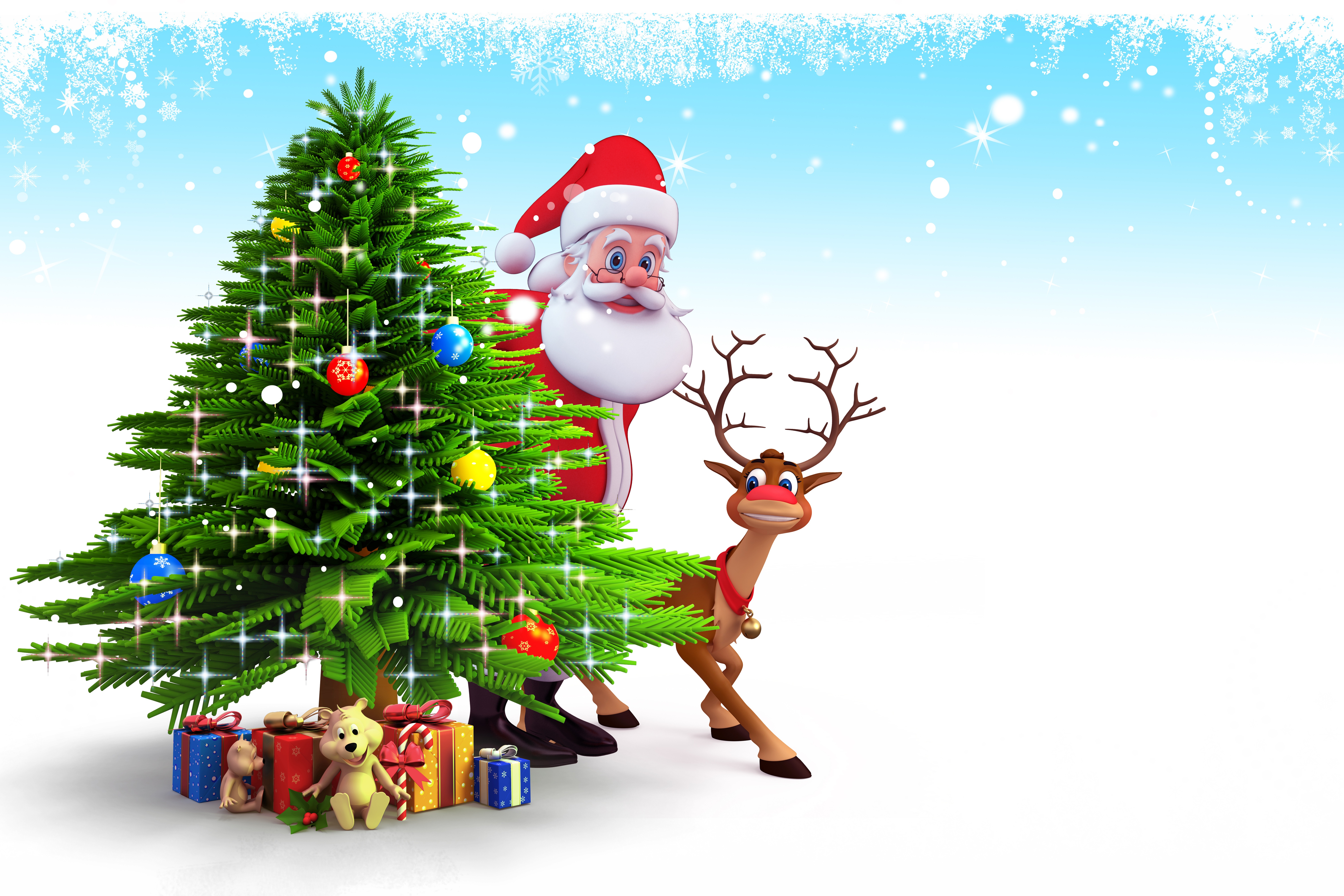 Free Merry Christmas Backgrounds Hd Wallpapers Mac - Animated Christmas New Year Greetings , HD Wallpaper & Backgrounds