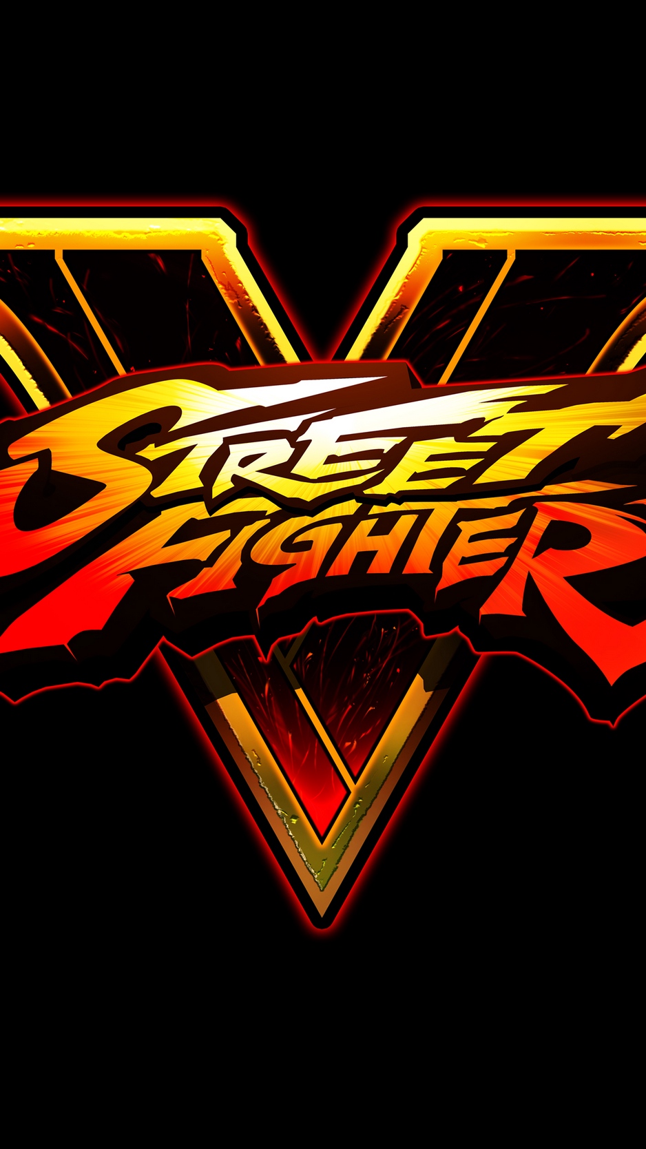 Wallpaper Street Fighter V, Fighting, Logo - Street Fighter V Logo Png , HD Wallpaper & Backgrounds
