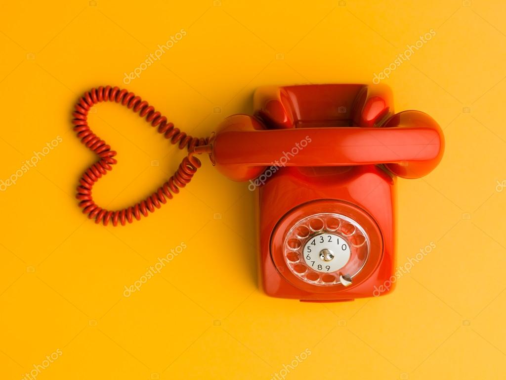 Love Is One Phone Call Away Stock Photo - Love In Yellow Background , HD Wallpaper & Backgrounds