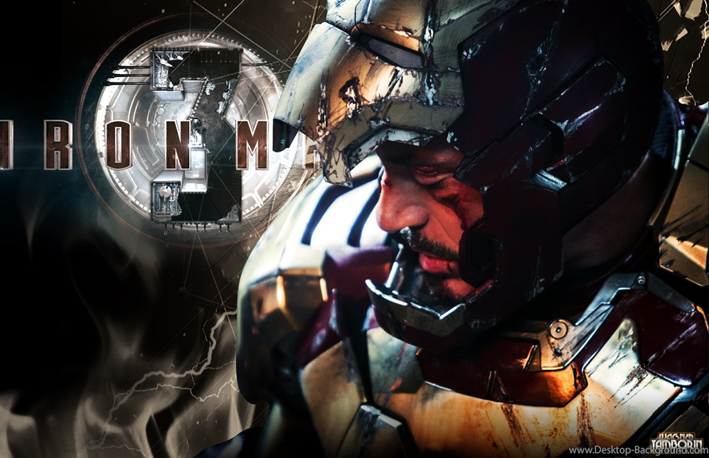 Iron Man Helmet Smashed , HD Wallpaper & Backgrounds