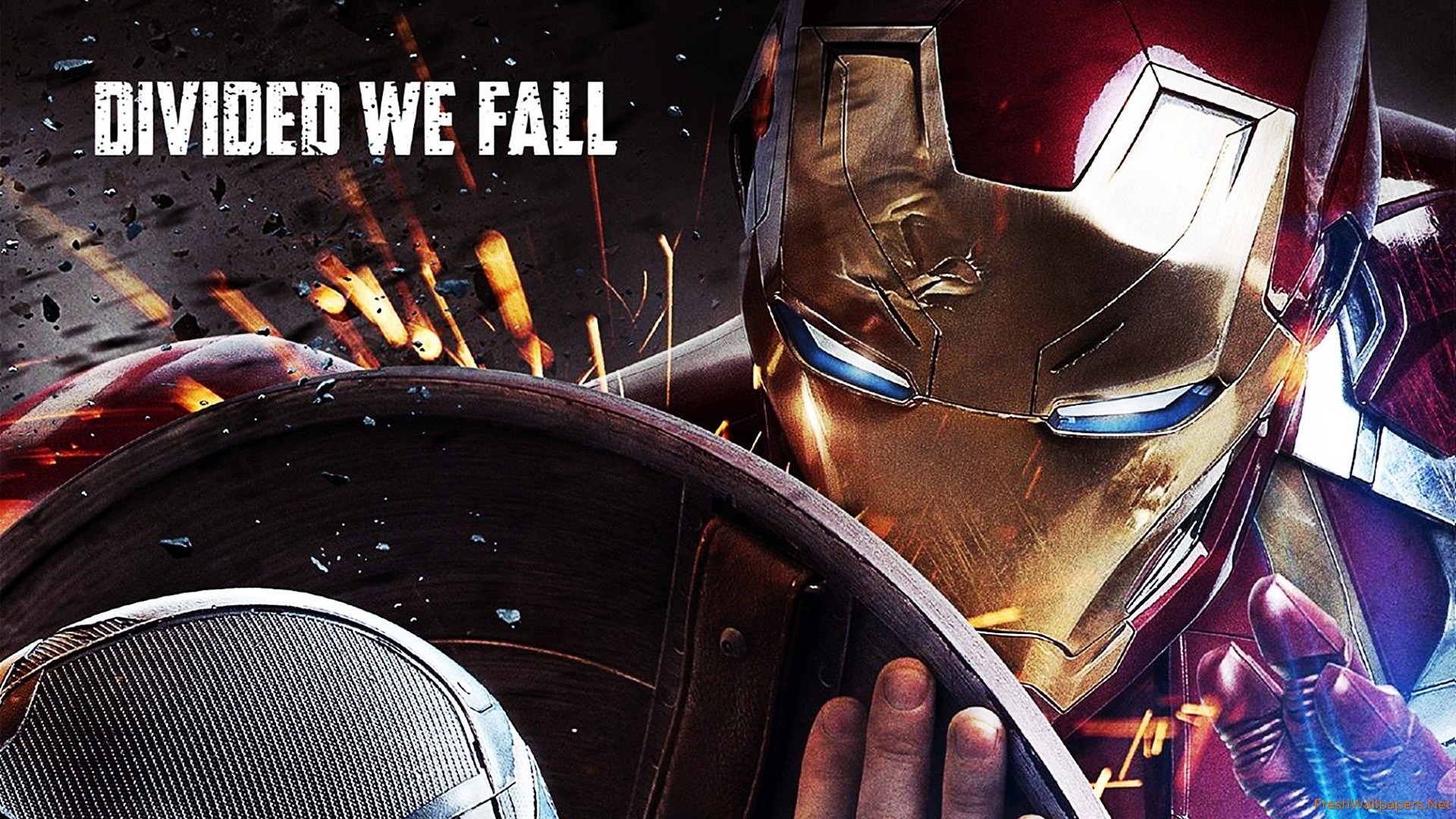 Captain America Civil War Iron Man Wallpaper - Iron Man Civil War Wallpaper Hd , HD Wallpaper & Backgrounds