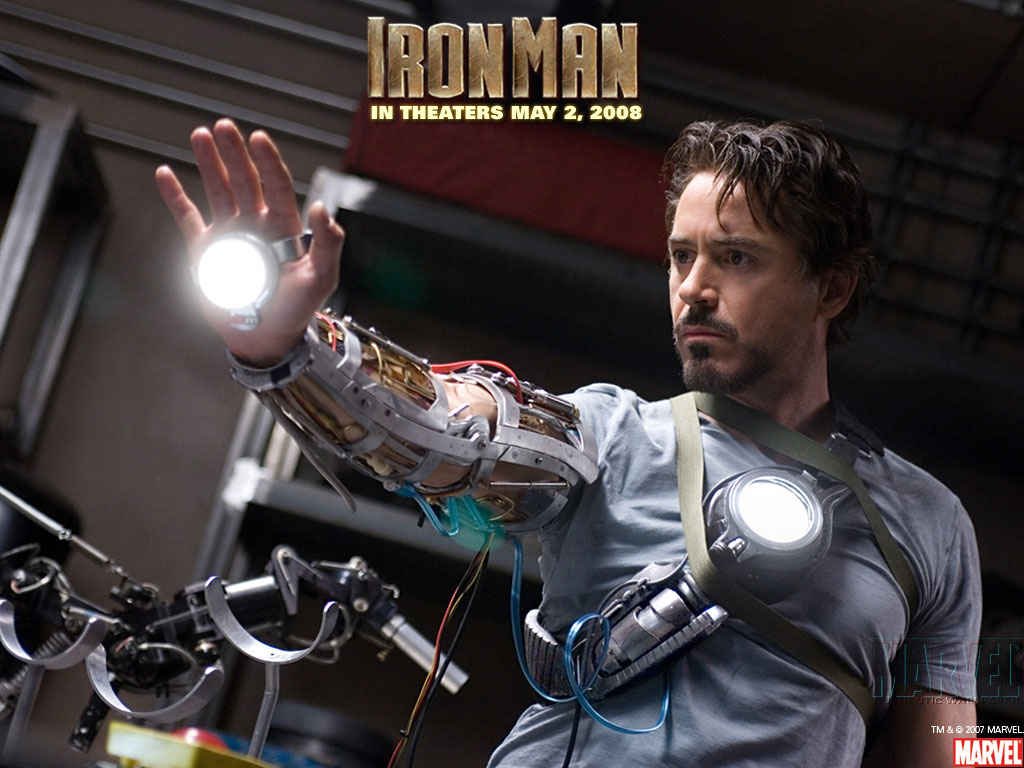Wallpaper De Iron Man - Iron Man 1 Movie Scenes , HD Wallpaper & Backgrounds