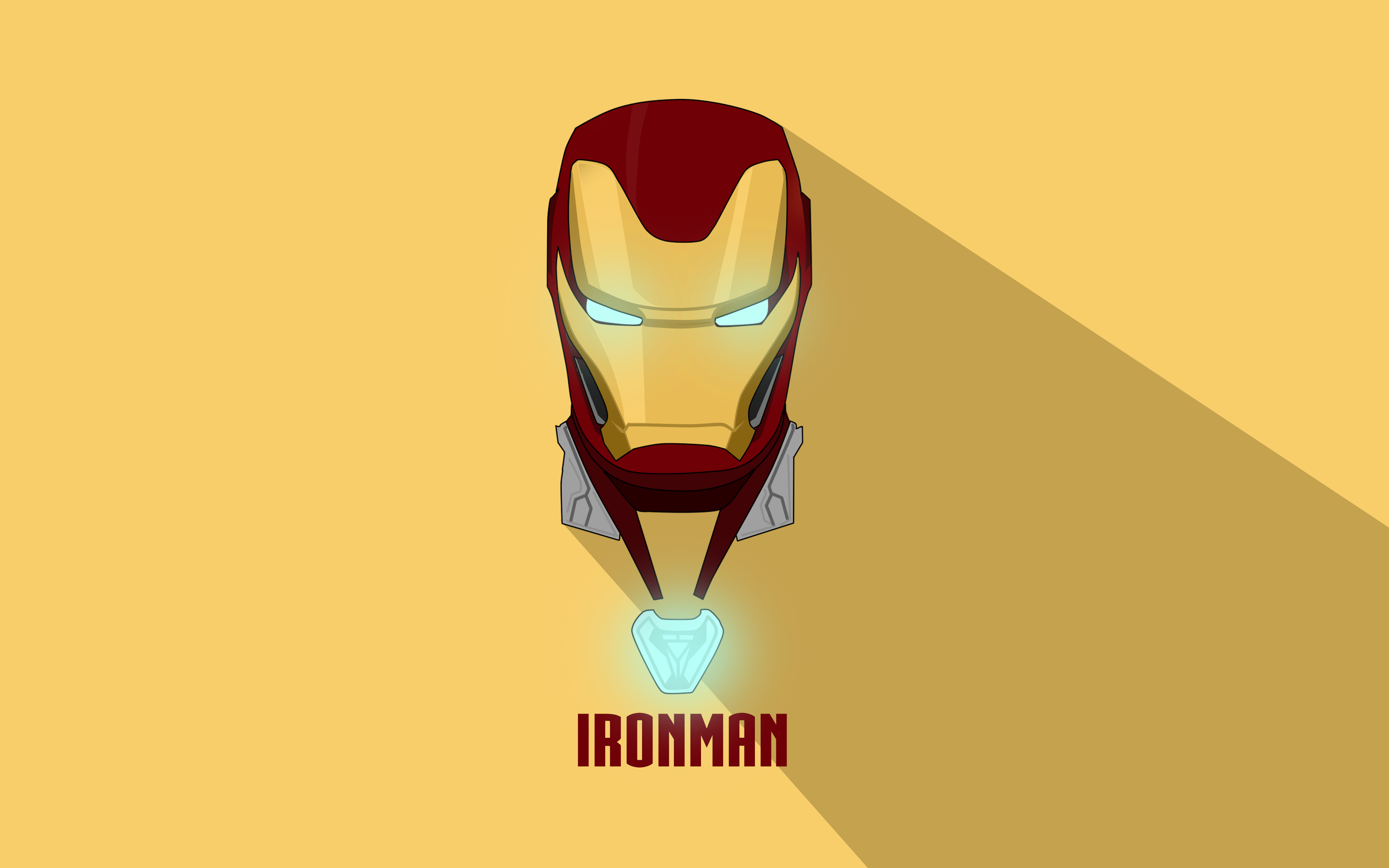 Iron Man Minimal Artwork 4k Wallpapers - Iron Man Comic Background , HD Wallpaper & Backgrounds