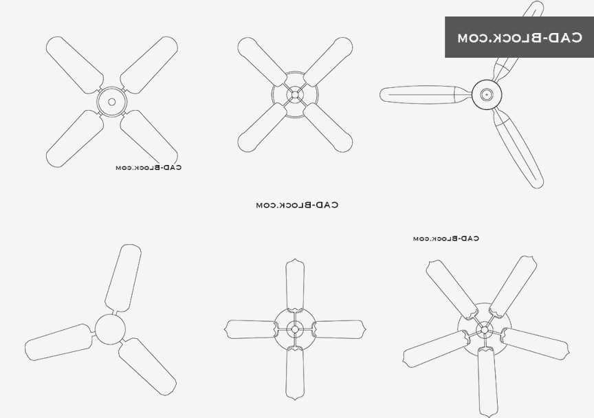 Autocad Ceiling Fan Block Fancy Ceiling Fans Cad Blocks - Fan Cad Block , HD Wallpaper & Backgrounds