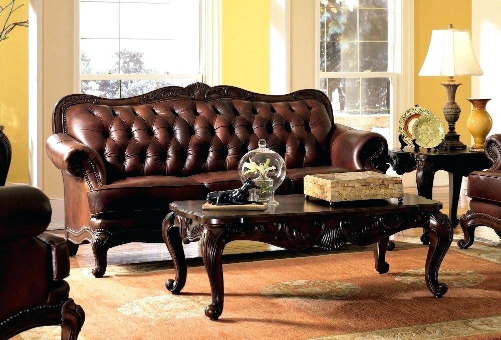 White Tufted Leather Sofa Set Excellent Wallpaper Modern - Victorian Interior Design Living Room , HD Wallpaper & Backgrounds