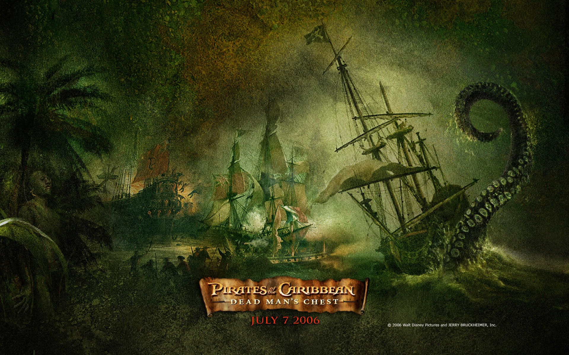 Bakgrundsbilder Id - - Pirates Of The Caribbean 2 Background , HD Wallpaper & Backgrounds
