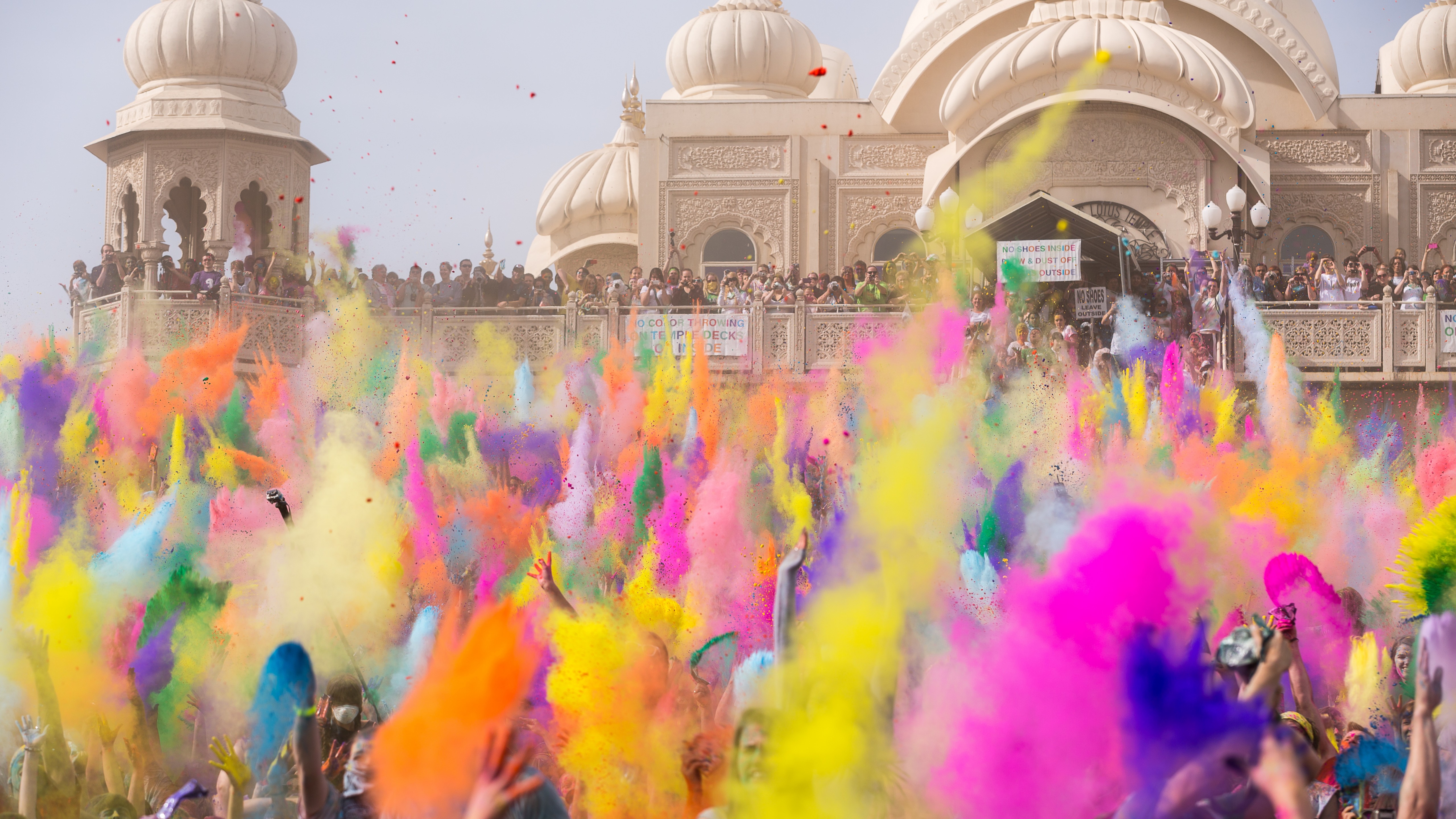 4k - Holi In Jaipur , HD Wallpaper & Backgrounds