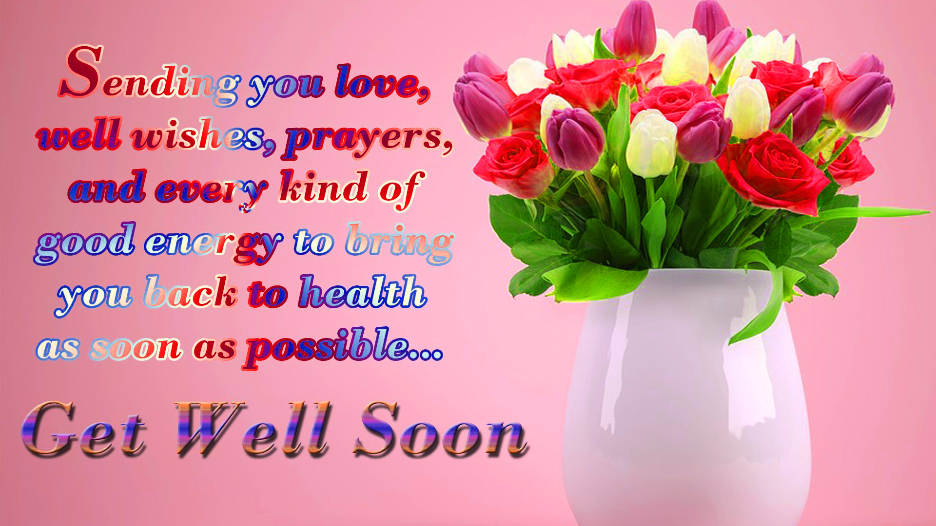 Get Well Soon Images Wallpaper For Whatsapp - Good Afternoon With Flowers , HD Wallpaper & Backgrounds