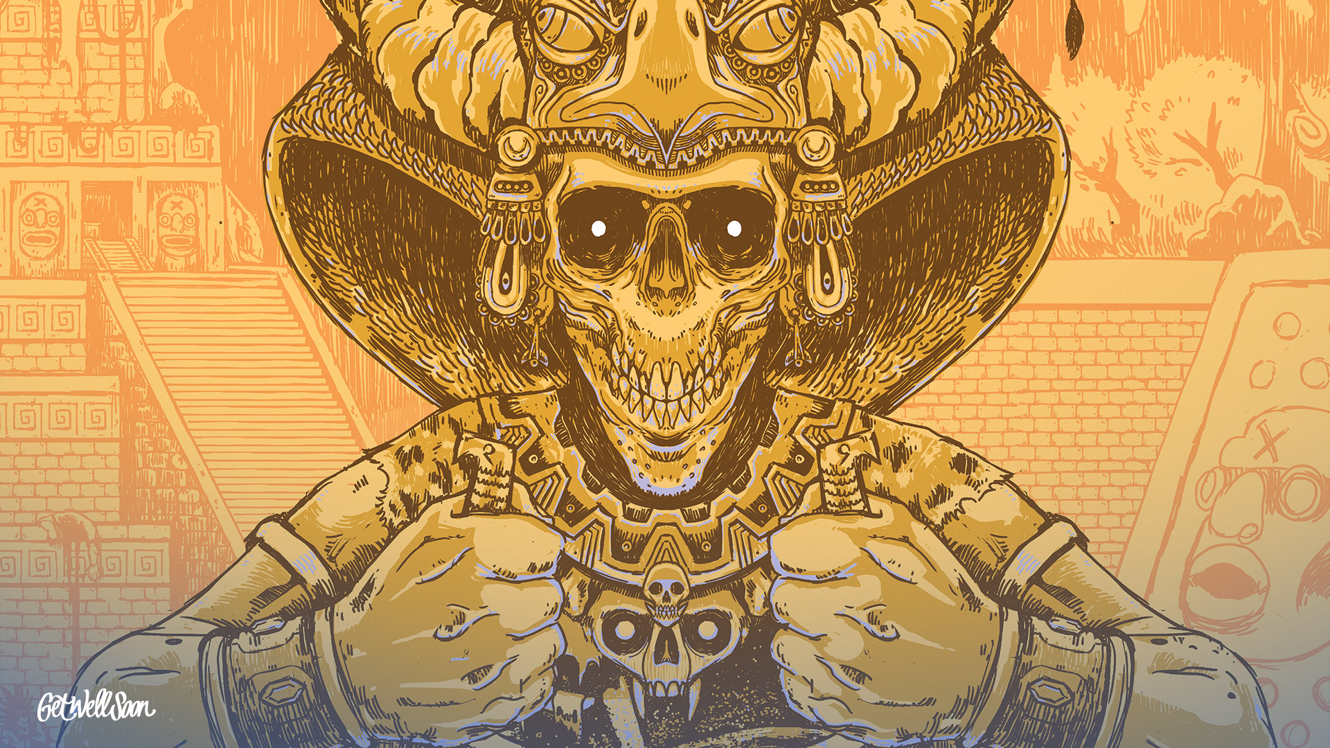Get Well Soon - Aztec Warrior , HD Wallpaper & Backgrounds